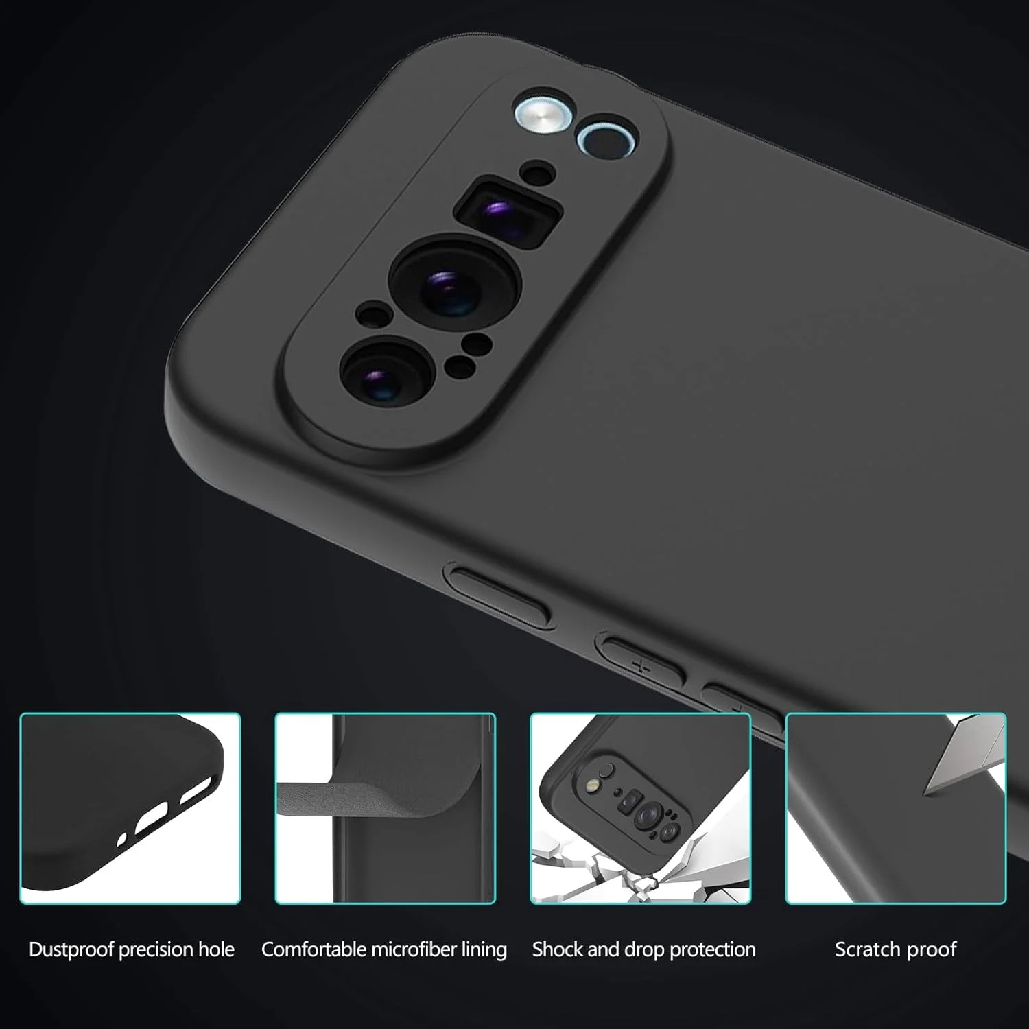 محافظ صفحه نمایش حریم خصوصی 2 عددی MaEiol + قاب سیلیکونی برای Google Pixel 9 Pro، پوشش ضد خش و ضد ضربه، محافظ صفحه نمایش شیشه ای حرارت دیده حریم خصوصی برای Google Pixel 9 Pro محافظ صفحه نمایش حریم خصوصی 2 عددی MaEiol + قاب سیلیکونی برای Google Pixel 9 Pro، پوشش ضد خش و ضد ضربه، محافظ صفحه نمایش شیشه ای حرارت دیده حریم خصوصی برای Google Pixel 9 Pro