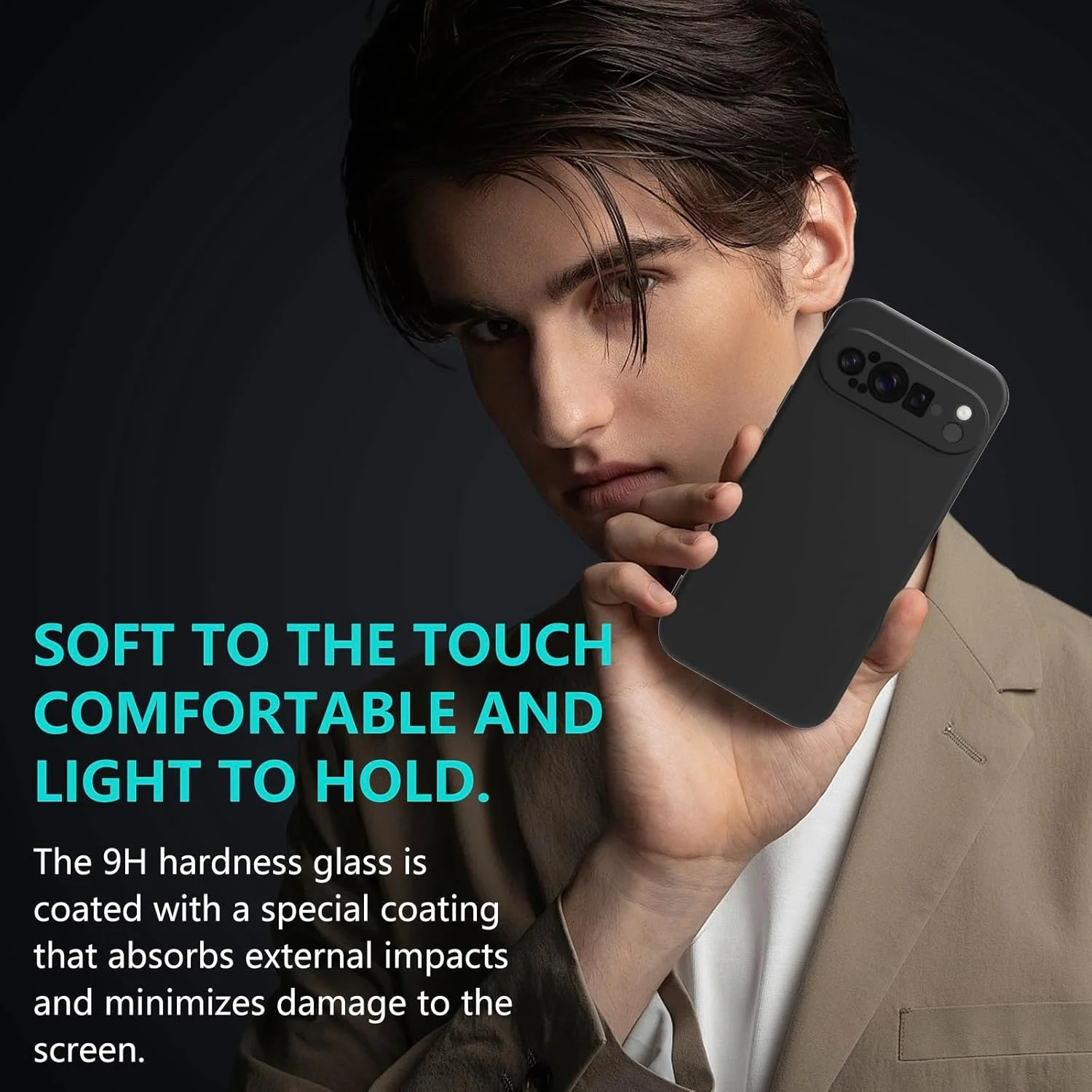 محافظ صفحه نمایش حریم خصوصی 2 عددی MaEiol + قاب سیلیکونی برای Google Pixel 9 Pro، پوشش ضد خش و ضد ضربه، محافظ صفحه نمایش شیشه ای حرارت دیده حریم خصوصی برای Google Pixel 9 Pro محافظ صفحه نمایش حریم خصوصی 2 عددی MaEiol + قاب سیلیکونی برای Google Pixel 9 Pro، پوشش ضد خش و ضد ضربه، محافظ صفحه نمایش شیشه ای حرارت دیده حریم خصوصی برای Google Pixel 9 Pro