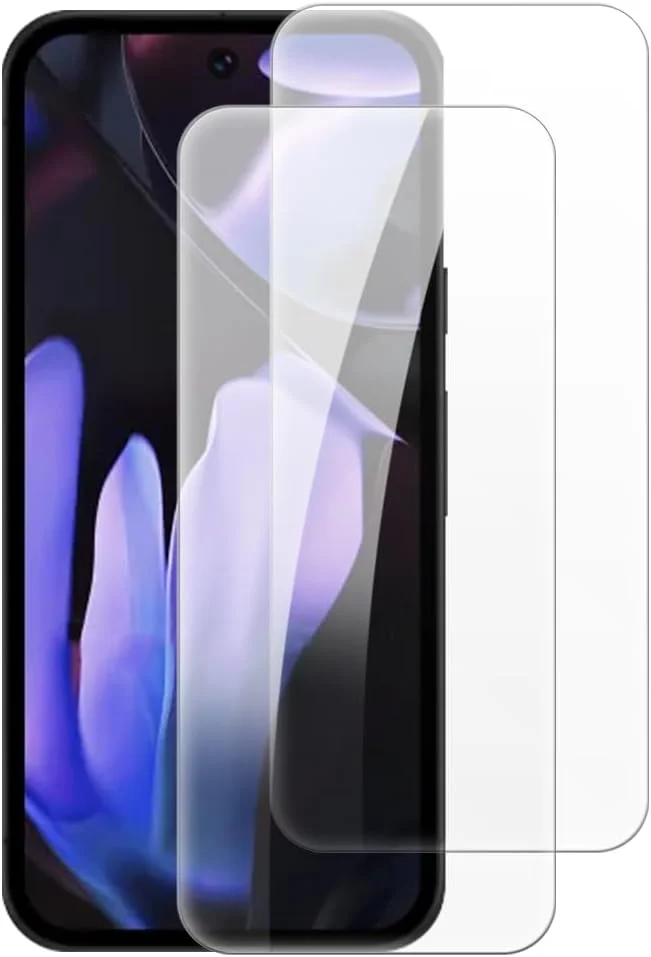 Shantime [2 Pack] Tempered Glass Screen Protector Compatible with Google Pixel 9A 5G (6.29 Inch), HD Clear Anti-Scratch Bubble-Free Case Friendly