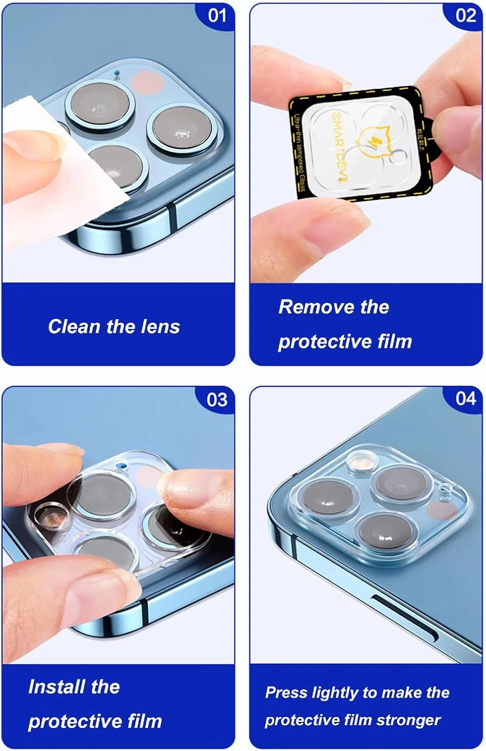 GIOPUEY بسته 2 عددی محافظ دوربین [محافظت کامل] سازگار با Google Pixel 10 Pro Fold، محافظ صفحه نمایش شیشه ای HD [ضد اثر انگشت] محافظ دوربین