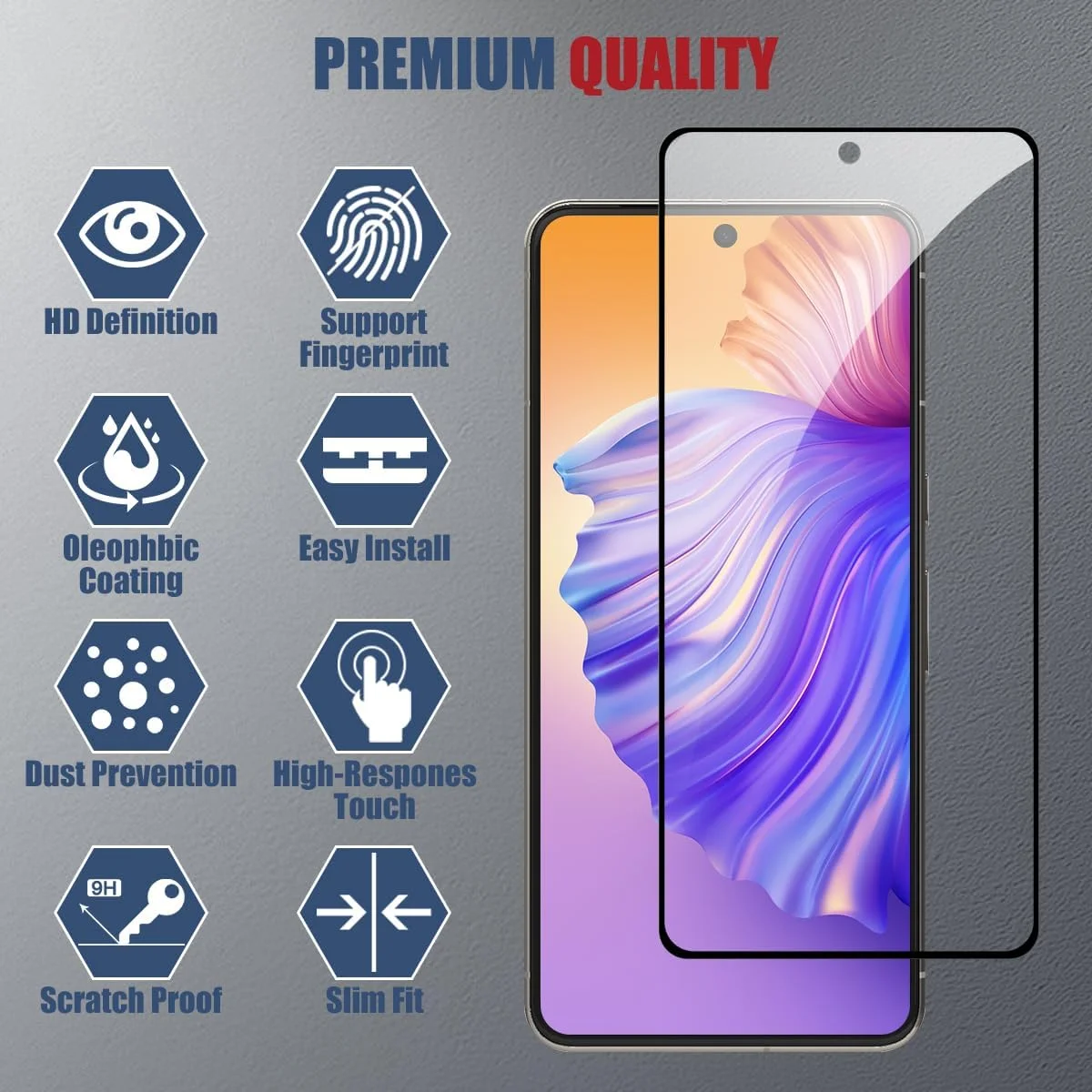 محافظ صفحه نمایش IQShield برای گوگل پیکسل 8 پرو، فیلم شیشه ای حرارت دیده، شیشه محافظ شفاف HD، سازگار با قاب، پوشش کامل، محافظ ضد خش، بسته 2 عددی محافظ صفحه نمایش IQShield برای گوگل پیکسل 8 پرو، فیلم شیشه ای حرارت دیده، شیشه محافظ شفاف HD، سازگار با قاب، پوشش کامل، محافظ ضد خش، بسته 2 عددی