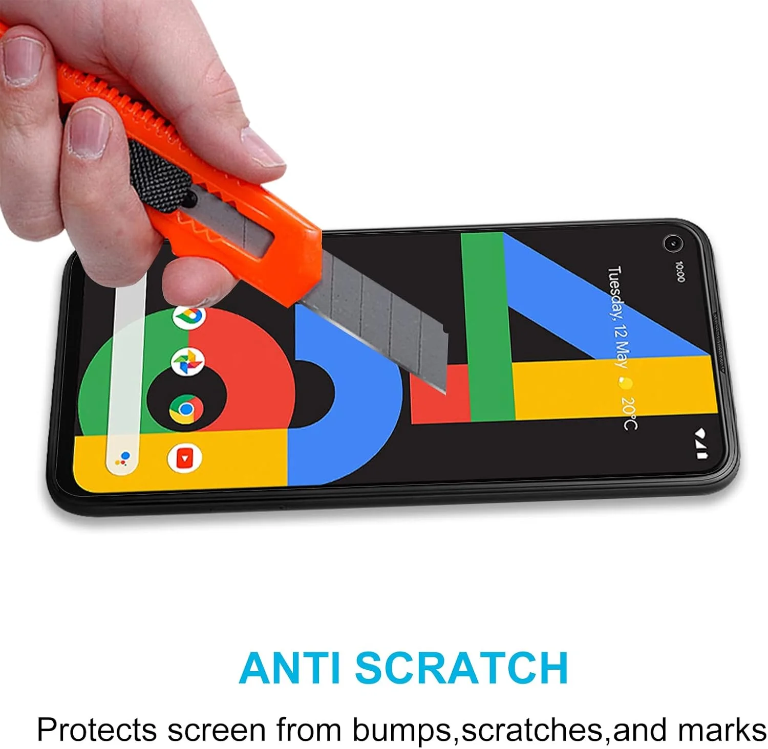 محافظ صفحه نمایش شیشه ای حرارت دیده دیدیسکی برای گوگل پیکسل 4a 4G 5.8 اینچ (نه برای پیکسل 4A 5G)، [بسته 2 عددی] محافظ صفحه نمایش، لمس نرم، تمیز کردن آسان، نصب آسان، شفاف