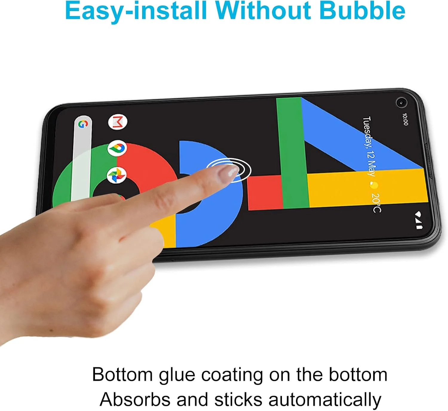 محافظ صفحه نمایش شیشه ای حرارت دیده دیدیسکی برای گوگل پیکسل 4a 4G 5.8 اینچ (نه برای پیکسل 4A 5G)، [بسته 2 عددی] محافظ صفحه نمایش، لمس نرم، تمیز کردن آسان، نصب آسان، شفاف