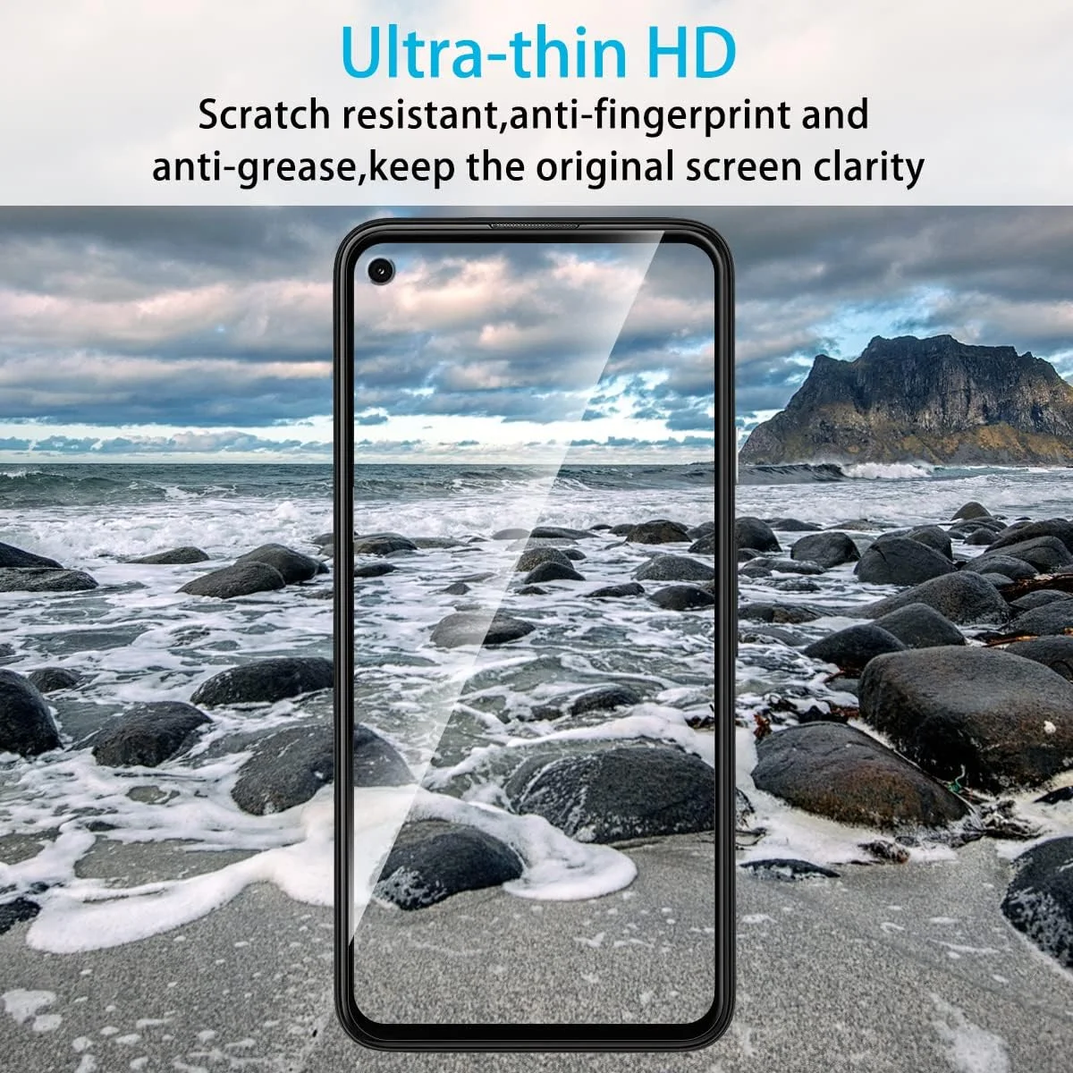 محافظ صفحه نمایش شیشه ای حرارت دیده دیدیسکی برای گوگل پیکسل 4a 4G 5.8 اینچ (نه برای پیکسل 4A 5G)، [بسته 2 عددی] محافظ صفحه نمایش، لمس نرم، تمیز کردن آسان، نصب آسان، شفاف