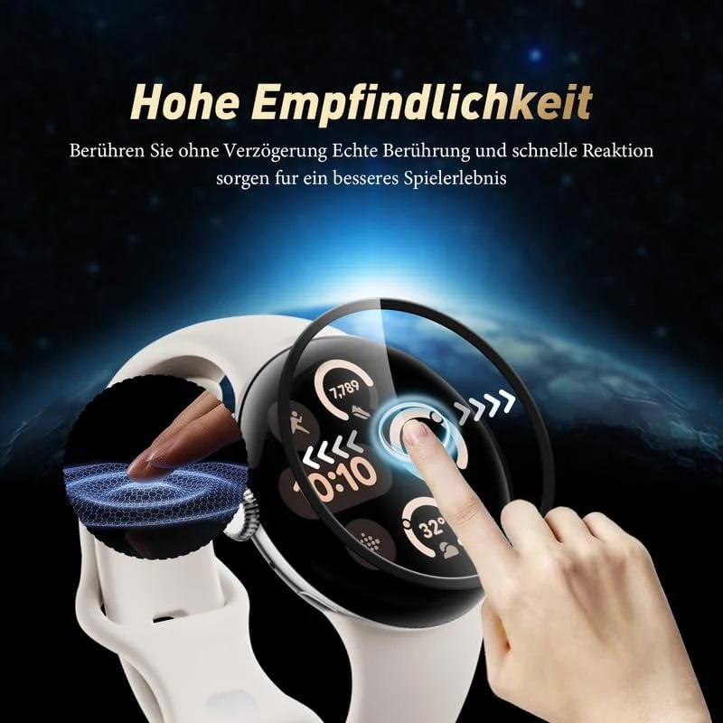 محافظ صفحه نمایش Banuyaw سازگار با ساعت هوشمند Google Pixel Watch 3 41mm، محافظ صفحه شیشه ای حرارت دیده TPU نرم، بسته 2 عددی محافظ شیشه ای فوق شفاف محافظ صفحه نمایش Banuyaw سازگار با ساعت هوشمند Google Pixel Watch 3 41mm، محافظ صفحه شیشه ای حرارت دیده TPU نرم، بسته 2 عددی محافظ شیشه ای فوق شفاف