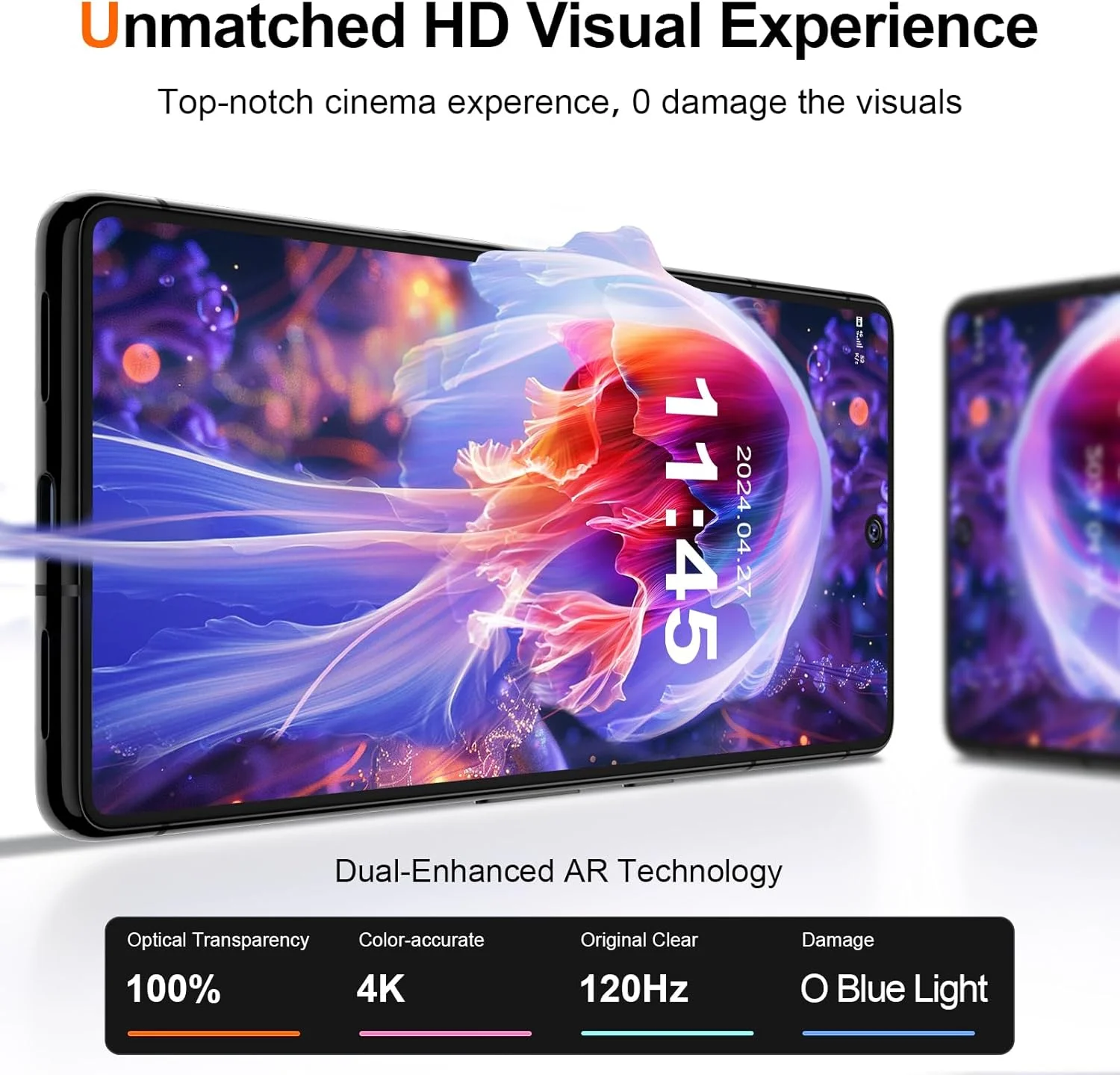 محافظ صفحه نمایش حریم خصوصی Kuteja برای گوگل پیکسل 8 پرو، [باز کردن قفل اثر انگشت] پوشش کامل فیلم محافظ صفحه نمایش TPU ضد جاسوسی گوگل 8 پرو، حساسیت بالا، سازگار با قاب، 2 عددی