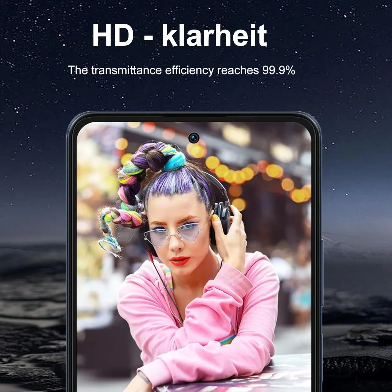 محافظ صفحه نمایش حریم خصوصی chejuza برای گوگل پیکسل 8 پرو [2 عدد]، سختی 9H، پوشش کامل، شیشه حرارت دیده ضد جاسوسی، محافظ صفحه نمایش HD