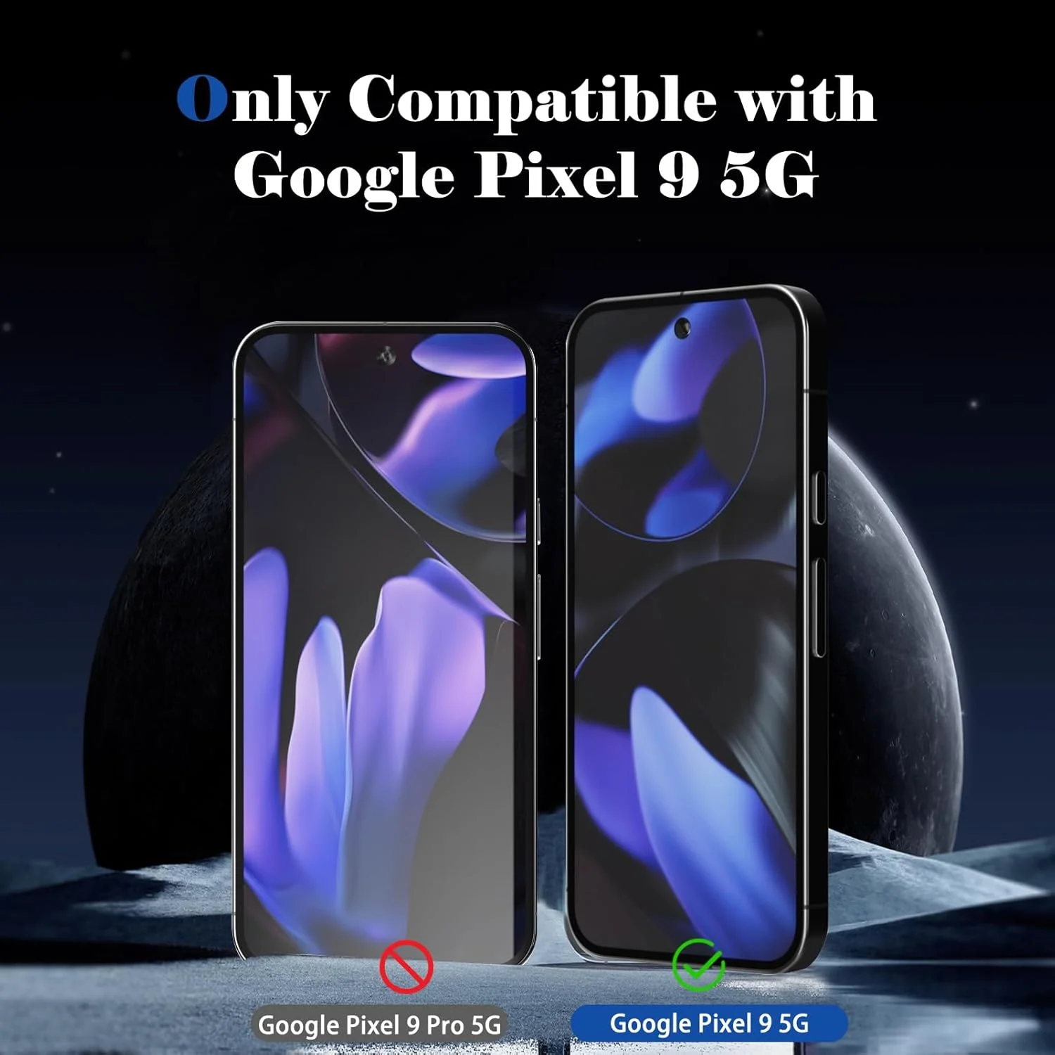 محافظ صفحه نمایش و محافظ لنز دوربین HeeYeal سازگار با Google Pixel 9 5G، [2 + 2 عدد] سختی 9H، HD، شیشه حرارت دیده ضد خش، شیشه حرارت دیده برای Google Pixel 9 5G