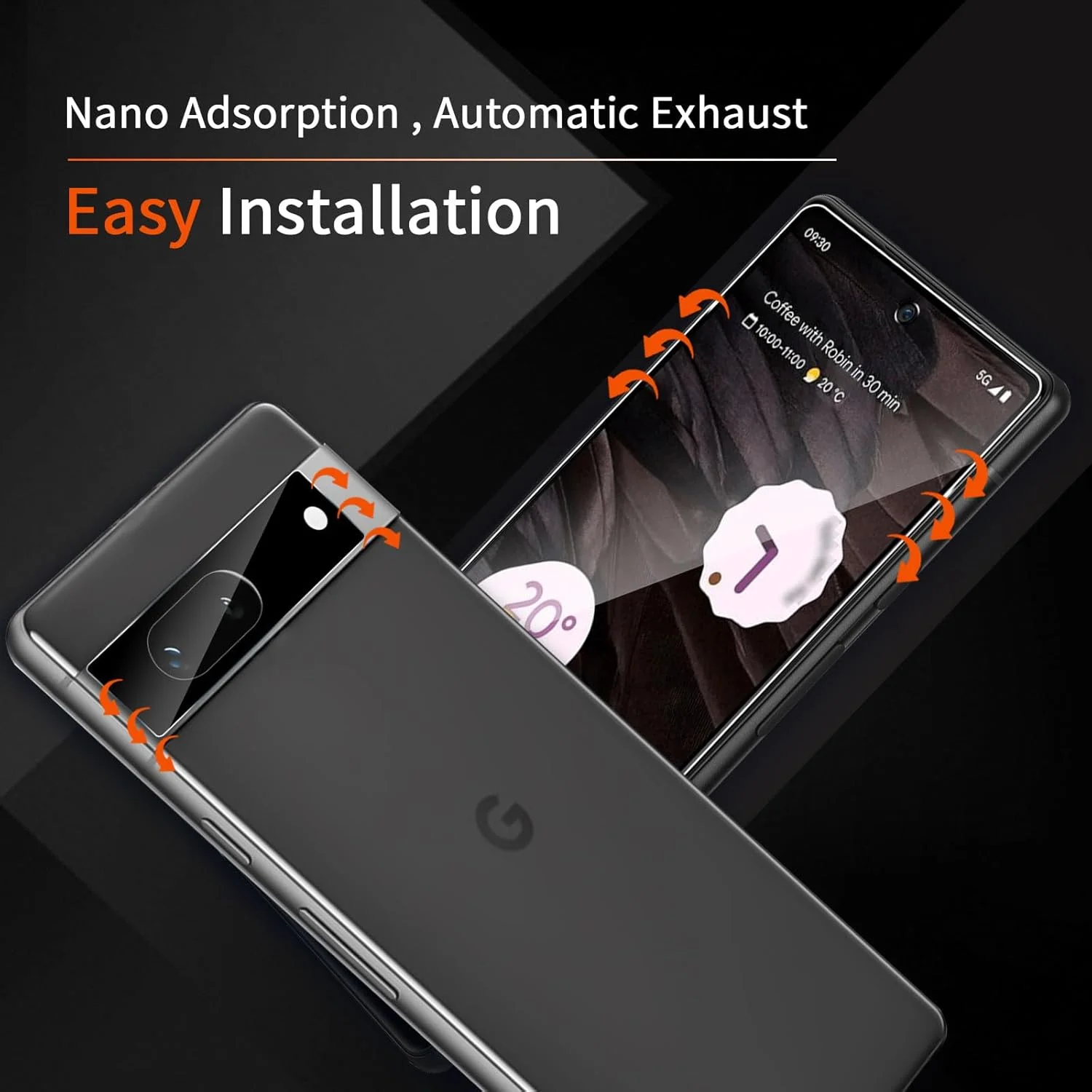 محافظ صفحه نمایش LiiLaa برای گوگل پیکسل 7a از جنس شیشه حرارت دیده، بسته 3 عددی فیلم محافظ شیشه ای حرارت دیده به همراه 3 عدد محافظ دوربین، محافظ صفحه نمایش 9H، شیشه محافظ فوق العاده شفاف محافظ صفحه نمایش LiiLaa برای گوگل پیکسل 7a از جنس شیشه حرارت دیده، بسته 3 عددی فیلم محافظ شیشه ای حرارت دیده به همراه 3 عدد محافظ دوربین، محافظ صفحه نمایش 9H، شیشه محافظ فوق العاده شفاف