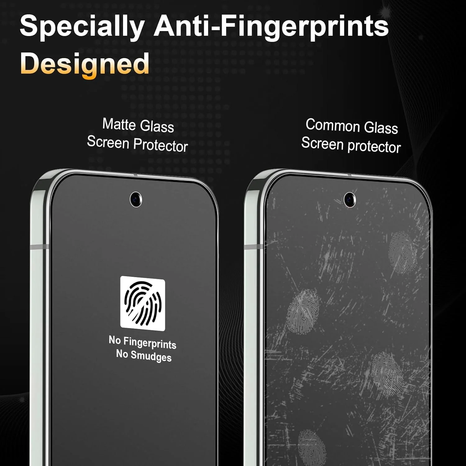 محافظ صفحه نمایش مات شیشه ای حرارت دیده با پوشش کامل Funrae برای Google Pixel 9 Pro XL 5G و محافظ دوربین عقب [2+2 تکه]، ضد انعکاس، ضد اثر انگشت، سختی 9H