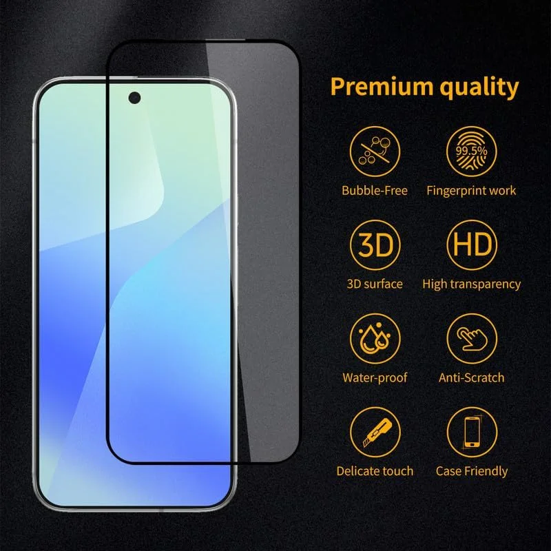 بسته 2 عددی محافظ صفحه نمایش شیشه ای حرارت دیده پریمیوم برای گوگل پیکسل 9 پرو XL، شیشه محافظ شفاف HD برای گوگل پیکسل 9 پرو XL، شیشه محافظ پوشش کامل برای صفحه نمایش گوگل پیکسل 9 پرو XL بسته 2 عددی محافظ صفحه نمایش شیشه ای حرارت دیده پریمیوم برای گوگل پیکسل 9 پرو XL، شیشه محافظ شفاف HD برای گوگل پیکسل 9 پرو XL، شیشه محافظ پوشش کامل برای صفحه نمایش گوگل پیکسل 9 پرو XL