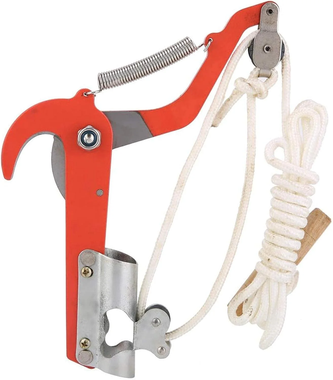 قیچی باغبانی فنری SK5 آلیاژ فولاد با بند نایلونی برای هرس شاخه درختان میوه