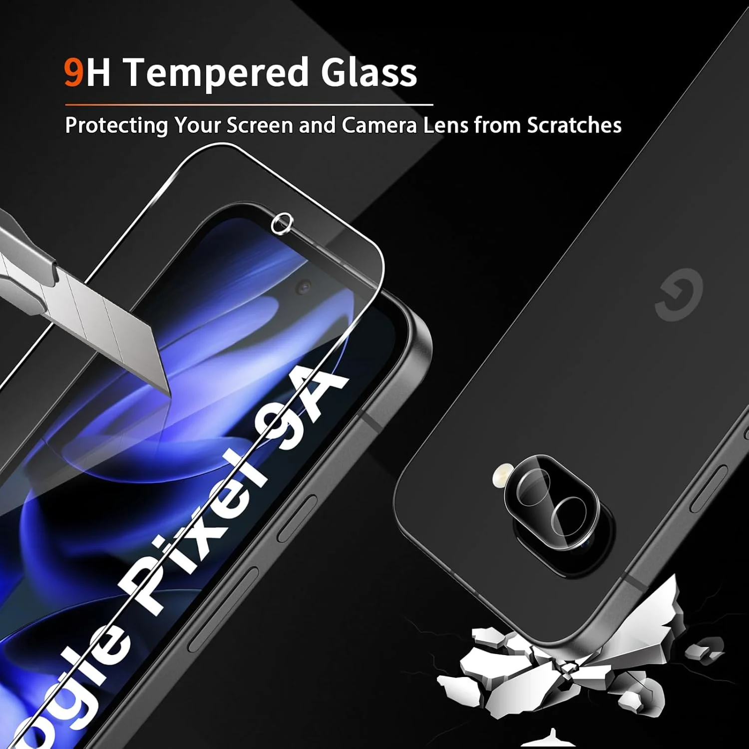 محافظ صفحه نمایش شیشه ای لیلا برای گوگل پیکسل 9A، 2 عدد محافظ صفحه و 2 عدد محافظ لنز دوربین، شیشه محافظ ضد خش با سختی 9H محافظ صفحه نمایش شیشه ای لیلا برای گوگل پیکسل 9A، 2 عدد محافظ صفحه و 2 عدد محافظ لنز دوربین، شیشه محافظ ضد خش با سختی 9H