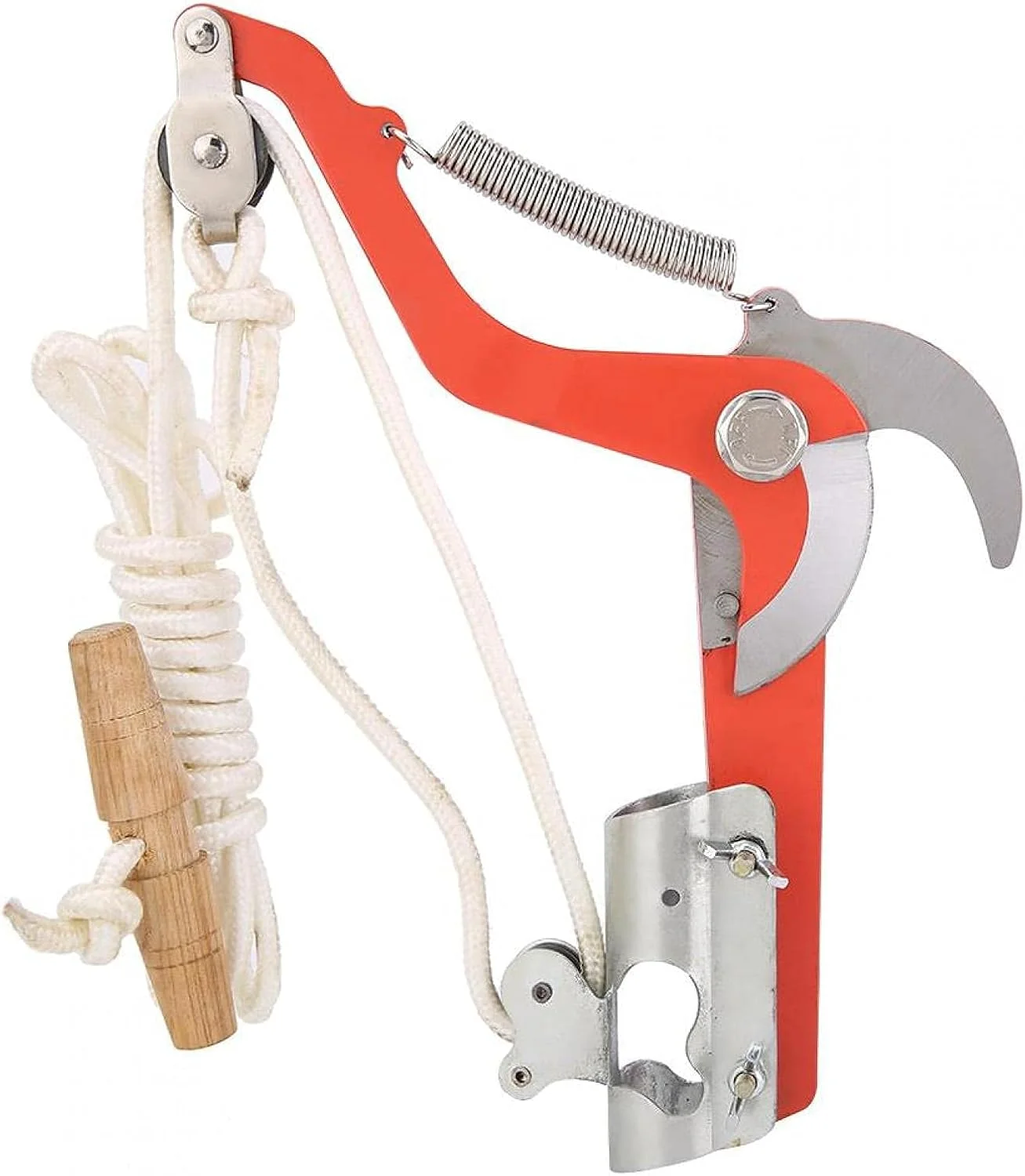 قیچی باغبانی فنری SK5 آلیاژ فولاد با بند نایلونی برای هرس شاخه درختان میوه