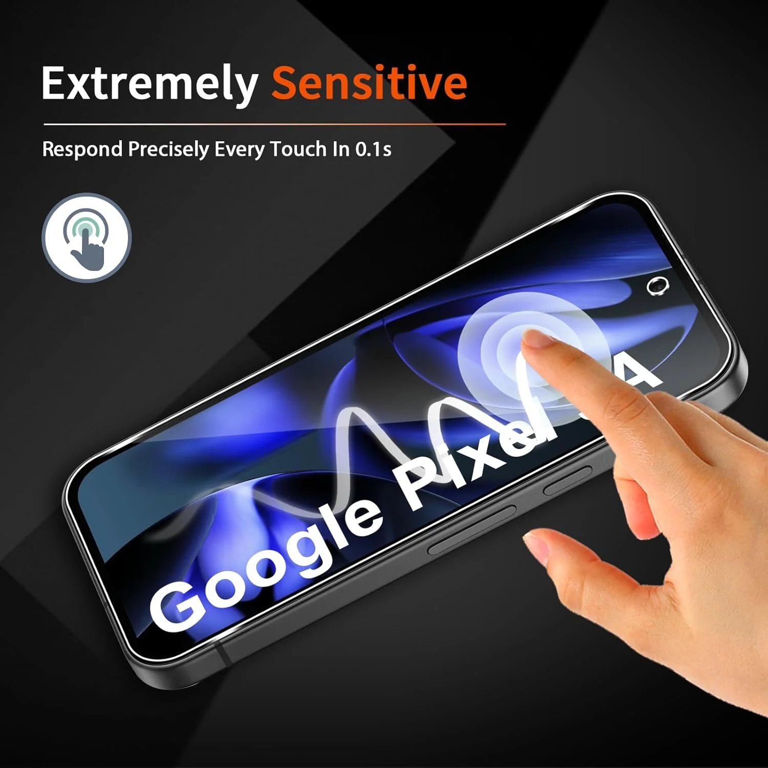 محافظ صفحه نمایش شیشه ای لیلا برای گوگل پیکسل 9A، 2 عدد محافظ صفحه و 2 عدد محافظ لنز دوربین، شیشه محافظ ضد خش با سختی 9H محافظ صفحه نمایش شیشه ای لیلا برای گوگل پیکسل 9A، 2 عدد محافظ صفحه و 2 عدد محافظ لنز دوربین، شیشه محافظ ضد خش با سختی 9H