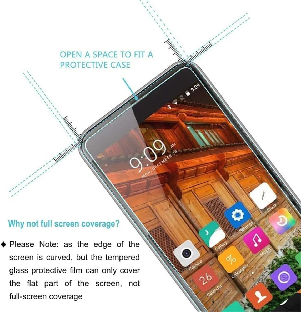 محافظ صفحه نمایش E-Hamii Google Pixel 6 سازگار با Google Pixel 6، ضد خش، وضوح بالا، بدون حباب، [بسته 3 عددی] محافظ صفحه نمایش شیشه ای حرارت دیده برای Google Pixel 6