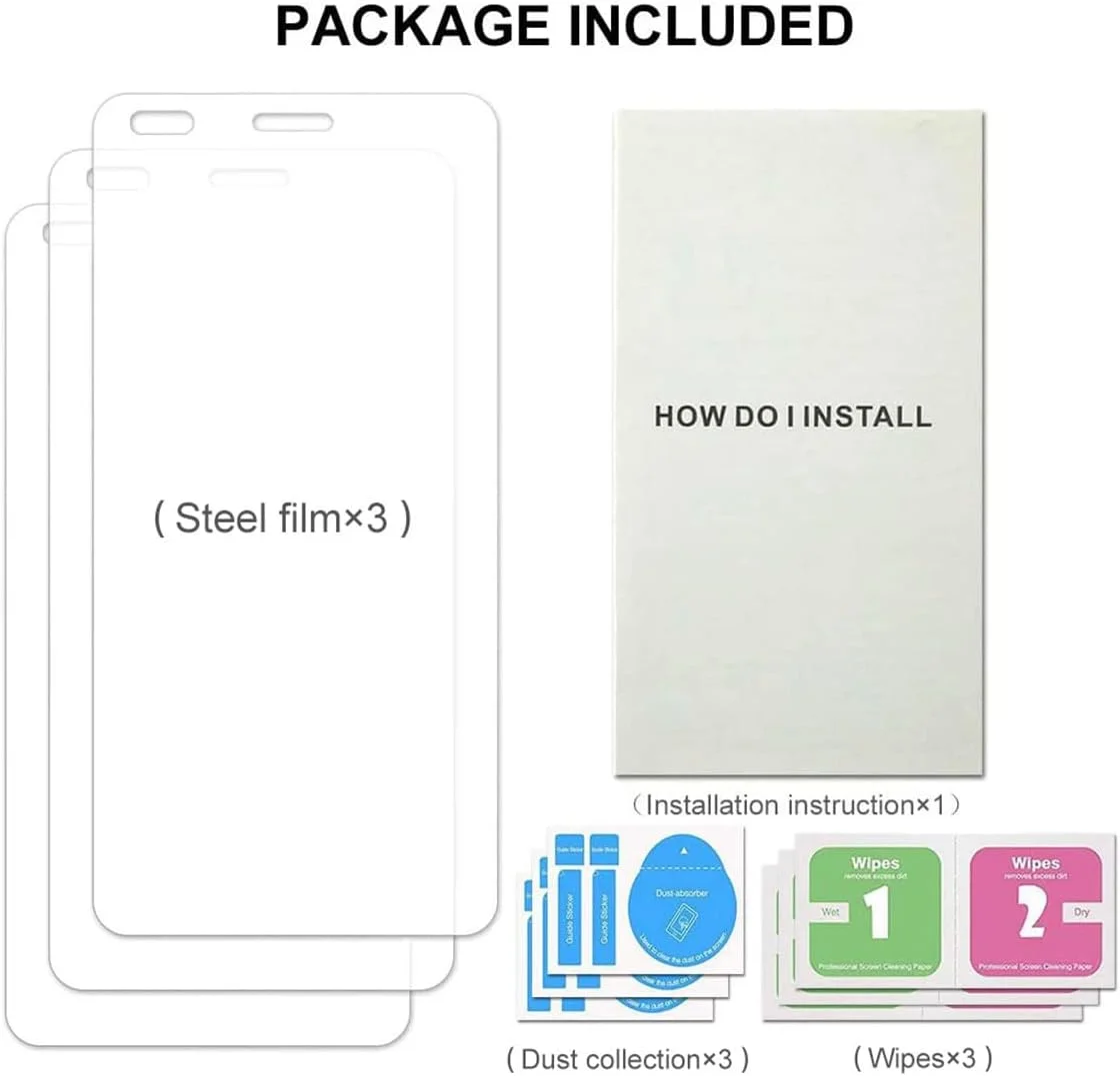 محافظ صفحه نمایش E-Hamii Google Pixel 6 سازگار با Google Pixel 6، ضد خش، وضوح بالا، بدون حباب، [بسته 3 عددی] محافظ صفحه نمایش شیشه ای حرارت دیده برای Google Pixel 6