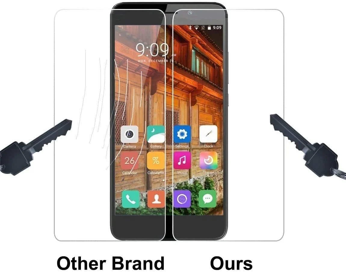 محافظ صفحه نمایش E-Hamii Google Pixel 6 سازگار با Google Pixel 6، ضد خش، وضوح بالا، بدون حباب، [بسته 3 عددی] محافظ صفحه نمایش شیشه ای حرارت دیده برای Google Pixel 6