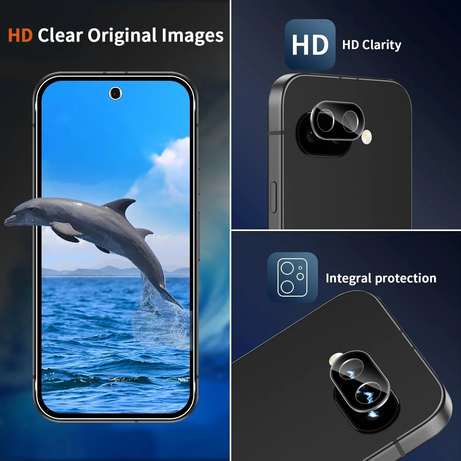 محافظ صفحه نمایش شیشه ای لیلا برای گوگل پیکسل 9A، 2 عدد محافظ صفحه و 2 عدد محافظ لنز دوربین، شیشه محافظ ضد خش با سختی 9H محافظ صفحه نمایش شیشه ای لیلا برای گوگل پیکسل 9A، 2 عدد محافظ صفحه و 2 عدد محافظ لنز دوربین، شیشه محافظ ضد خش با سختی 9H