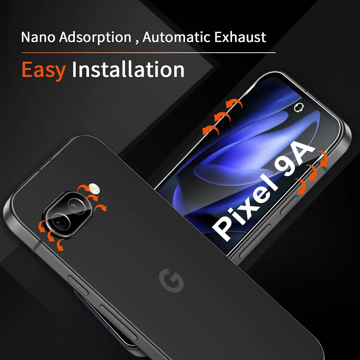 محافظ صفحه نمایش شیشه ای لیلا برای گوگل پیکسل 9A، 2 عدد محافظ صفحه و 2 عدد محافظ لنز دوربین، شیشه محافظ ضد خش با سختی 9H محافظ صفحه نمایش شیشه ای لیلا برای گوگل پیکسل 9A، 2 عدد محافظ صفحه و 2 عدد محافظ لنز دوربین، شیشه محافظ ضد خش با سختی 9H