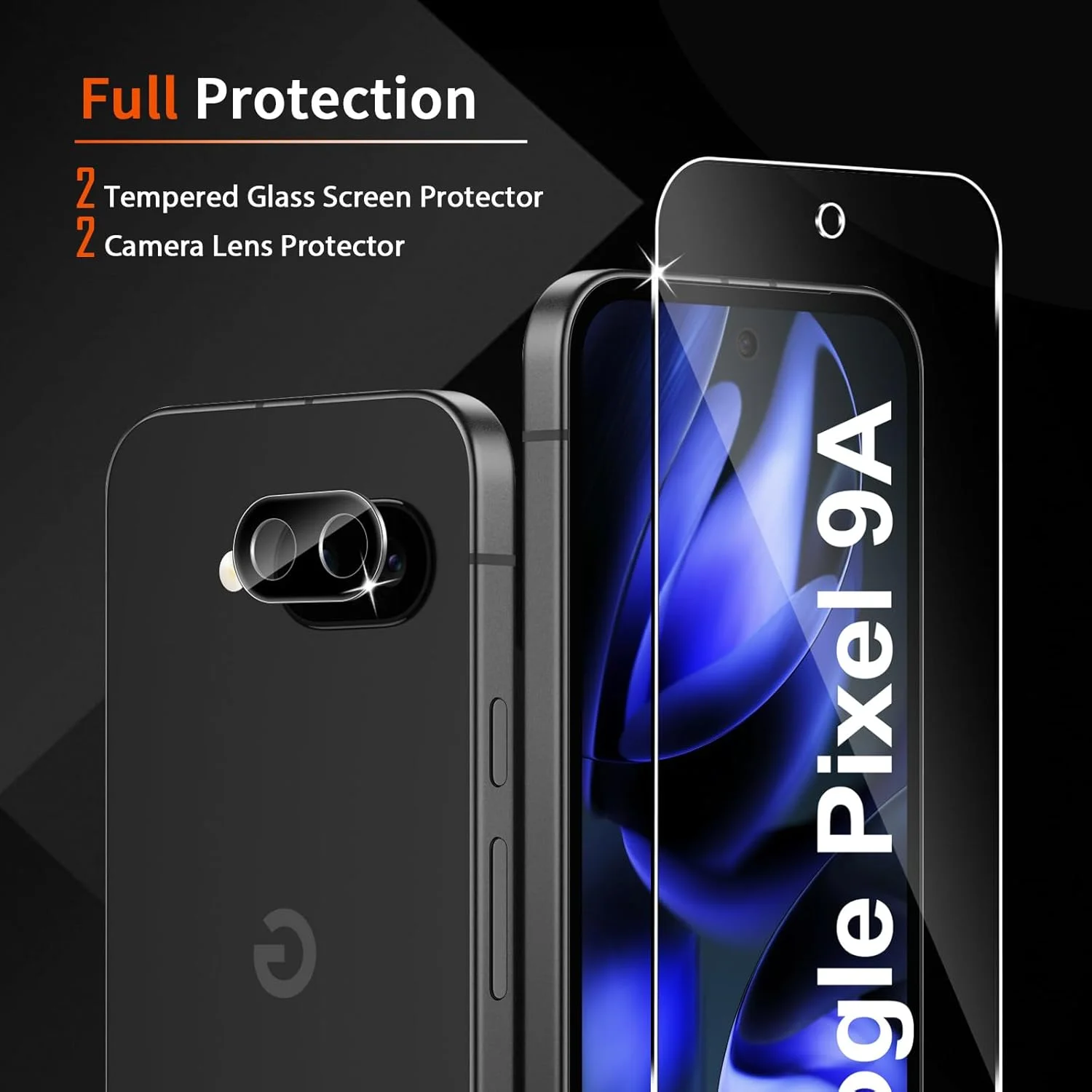 محافظ صفحه نمایش شیشه ای لیلا برای گوگل پیکسل 9A، 2 عدد محافظ صفحه و 2 عدد محافظ لنز دوربین، شیشه محافظ ضد خش با سختی 9H محافظ صفحه نمایش شیشه ای لیلا برای گوگل پیکسل 9A، 2 عدد محافظ صفحه و 2 عدد محافظ لنز دوربین، شیشه محافظ ضد خش با سختی 9H