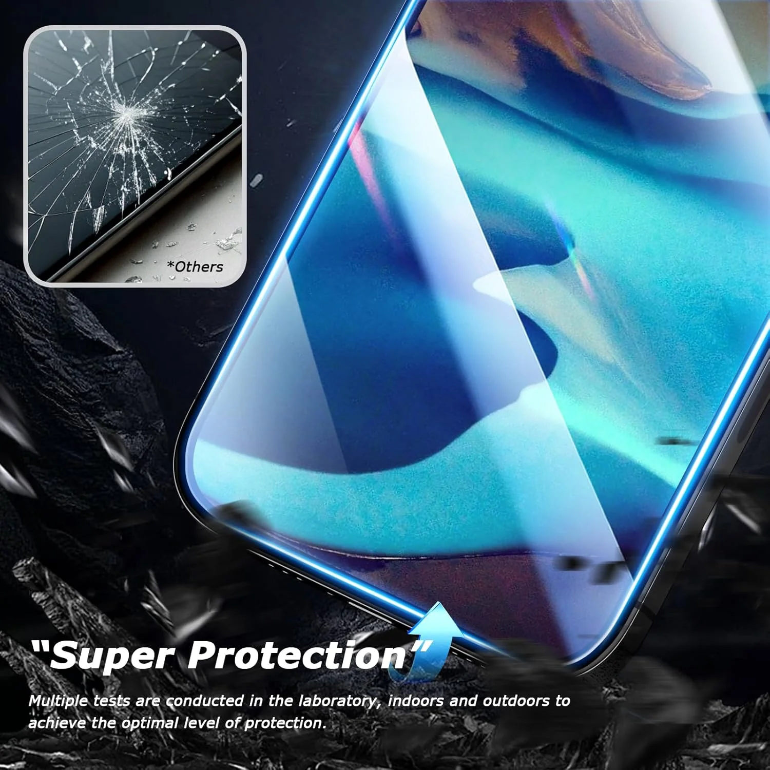 محافظ صفحه نمایش SCL سازگار با محافظ صفحه نمایش Google 7A، فیلم شیشه ای حرارت دیده Google Pixel 7A [بسته 3 عددی]، [پوشش کامل منحنی سه بعدی، نصب آسان، بدون حباب، سختی 9H]