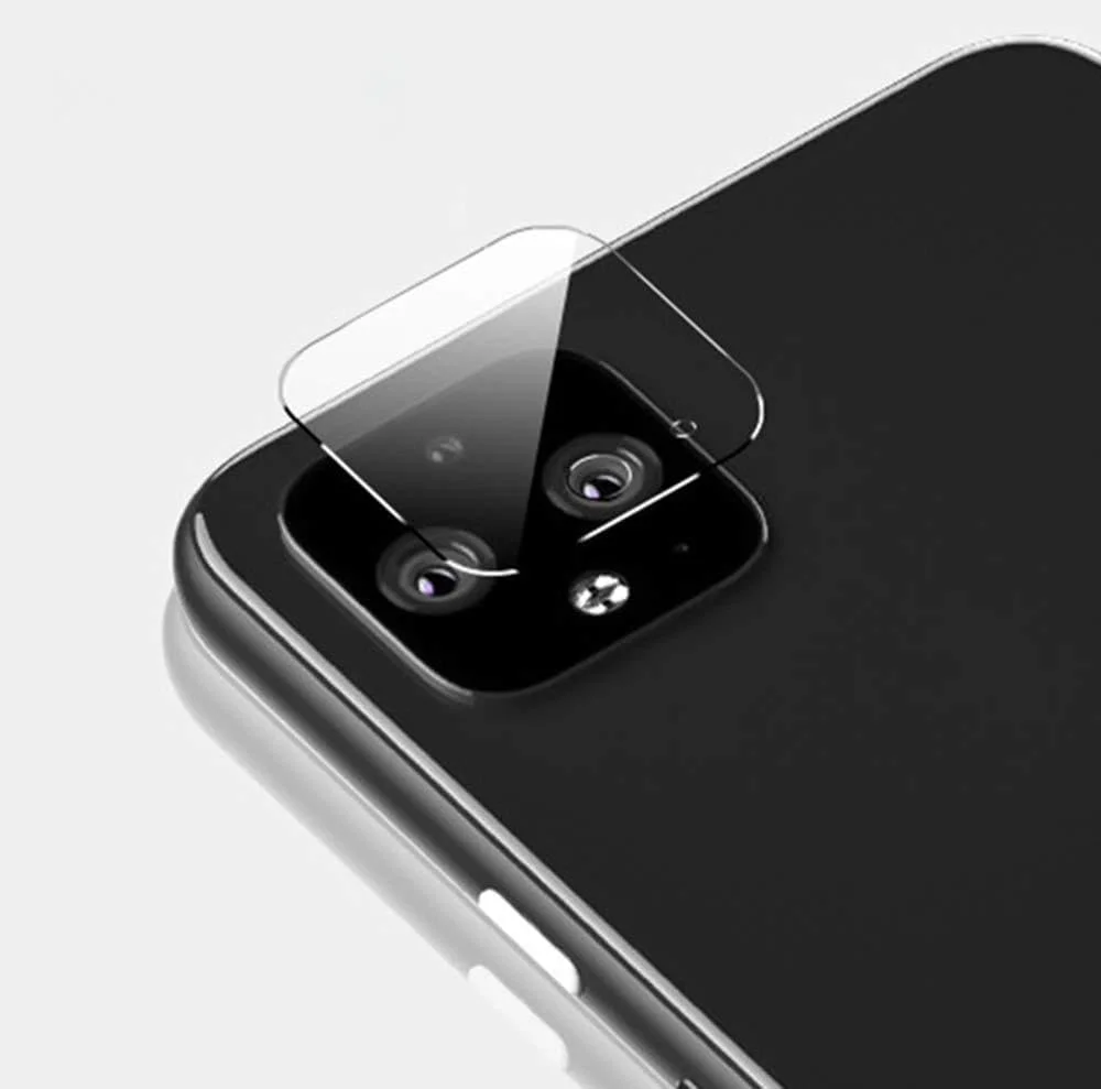 محافظ لنز دوربین پشتی XINKOE برای گوگل پیکسل 4، [2 عدد] فیلم محافظ شیشه ای حرارت دیده فوق العاده نازک 2.5D HD - شفاف