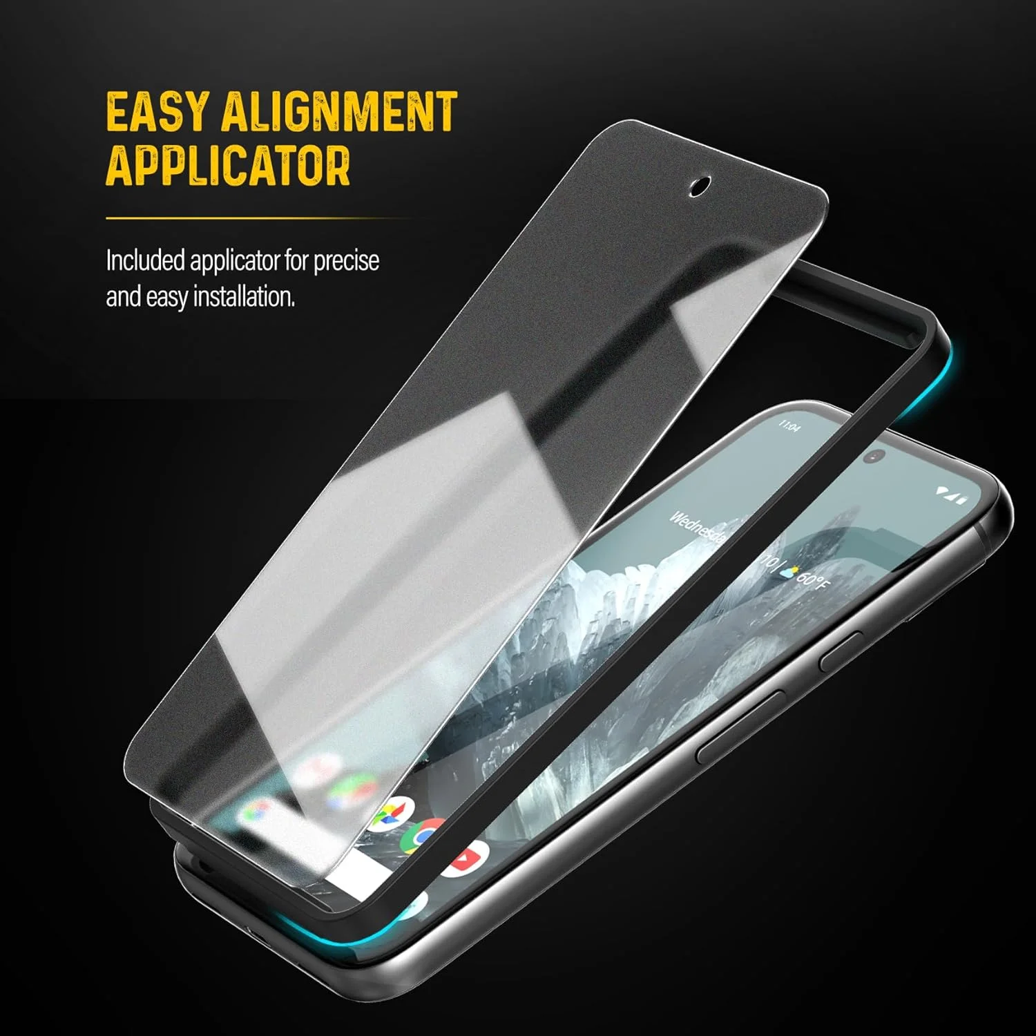 محافظ صفحه نمایش شیشه ای حرارت دیده تمام صفحه مات magglass برای Google Pixel 8a محافظ صفحه نمایش شیشه ای حرارت دیده تمام صفحه مات magglass برای Google Pixel 8a