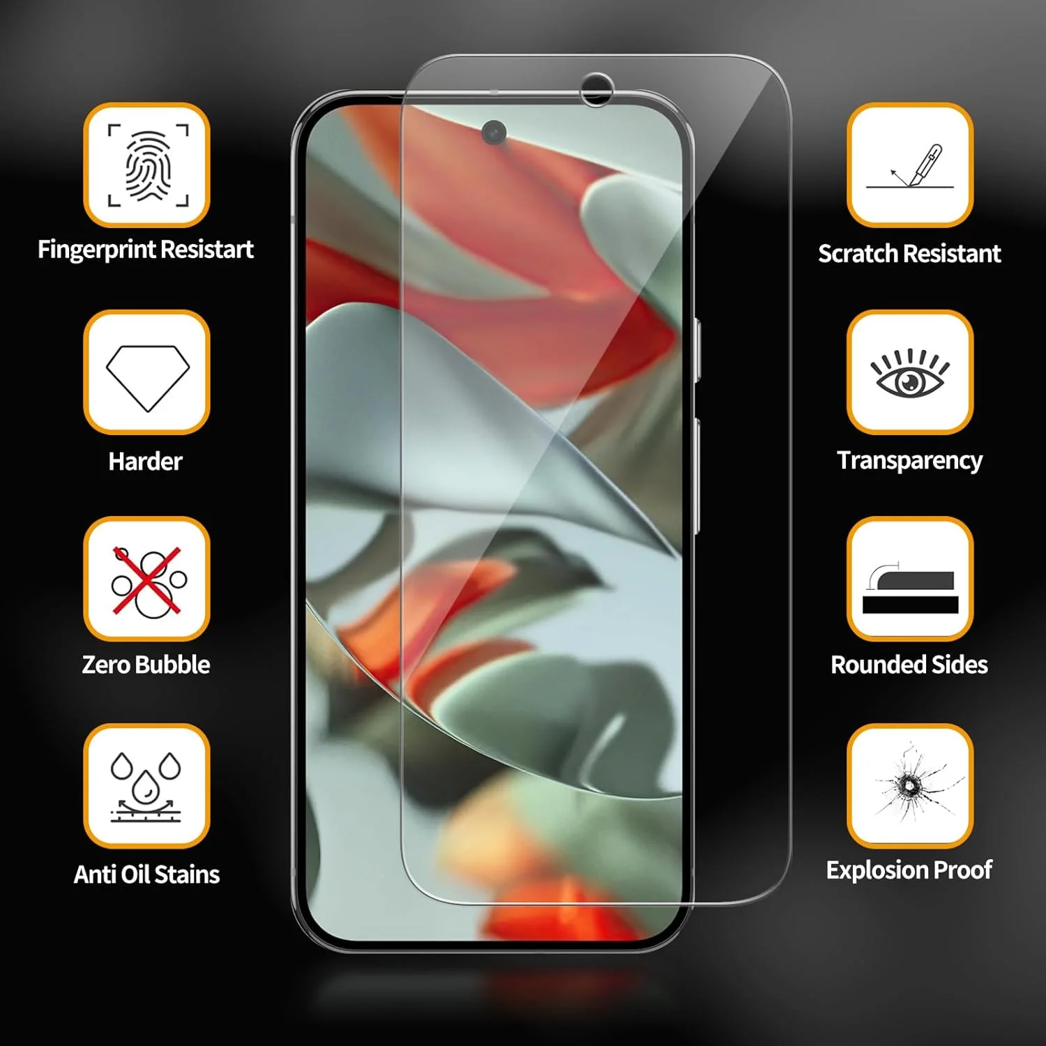 محافظ صفحه نمایش شیشه ای حرارت دیده WowFluy بسته 3 عددی برای Google Pixel 9 Pro XL، ضد خش، بدون حباب، شفافیت HD، سختی 9H، سازگار با قاب محافظ صفحه نمایش شیشه ای حرارت دیده WowFluy بسته 3 عددی برای Google Pixel 9 Pro XL، ضد خش، بدون حباب، شفافیت HD، سختی 9H، سازگار با قاب