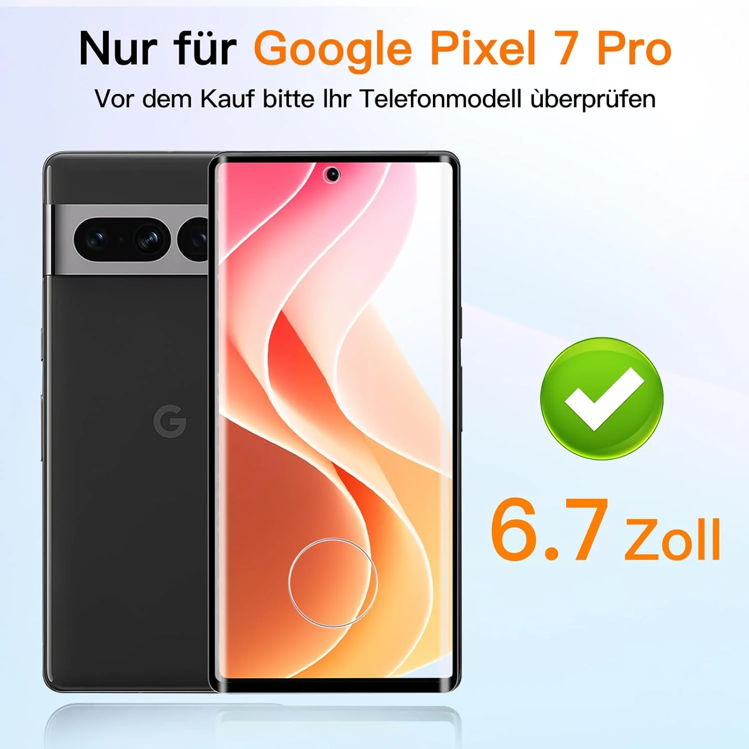 بسته 2 عددی محافظ صفحه نمایش شیشه ای حرارت دیده VideoSecu برای گوگل پیکسل 7 پرو، سختی 9H HD، محافظ صفحه نمایش شیشه ای حرارت دیده بدون حباب، دقت لمسی 100٪، ضد روغن، مقاوم در برابر خراش، کامل بسته 2 عددی محافظ صفحه نمایش شیشه ای حرارت دیده VideoSecu برای گوگل پیکسل 7 پرو، سختی 9H HD، محافظ صفحه نمایش شیشه ای حرارت دیده بدون حباب، دقت لمسی 100٪، ضد روغن، مقاوم در برابر خراش، کامل