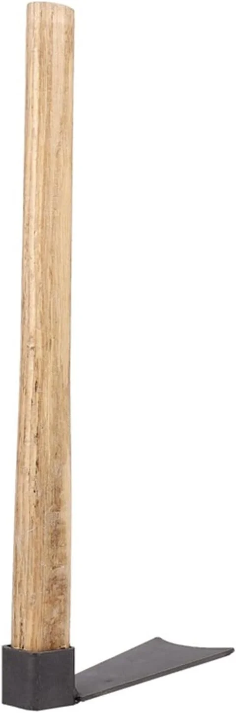 بیلچه HODORE برای وجین علف های هرز، ابزار دستی کوچک با دسته چوبی، ابزار حفاری، ابزار کشاورزی فولادی برای کاشت سبزیجات در باغ کشاورزی