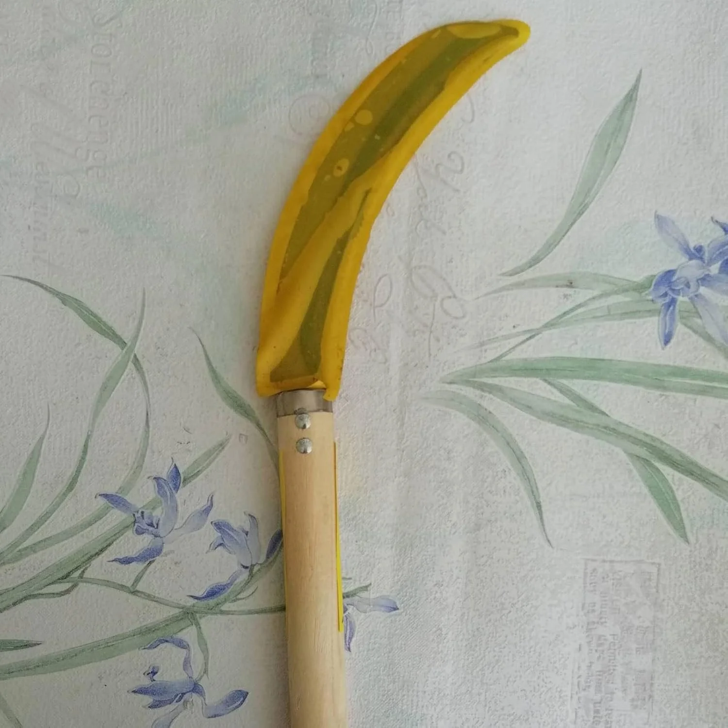 SONAXO Sickle Handle Stainless Steel Sickle Serrated Mesh All-steel, Curved Handle Sickle Agricultural Tool SONAXO Sickle Handle Stainless Steel Sickle Serrated Mesh All-steel, Curved Handle Sickle Agricultural Tool