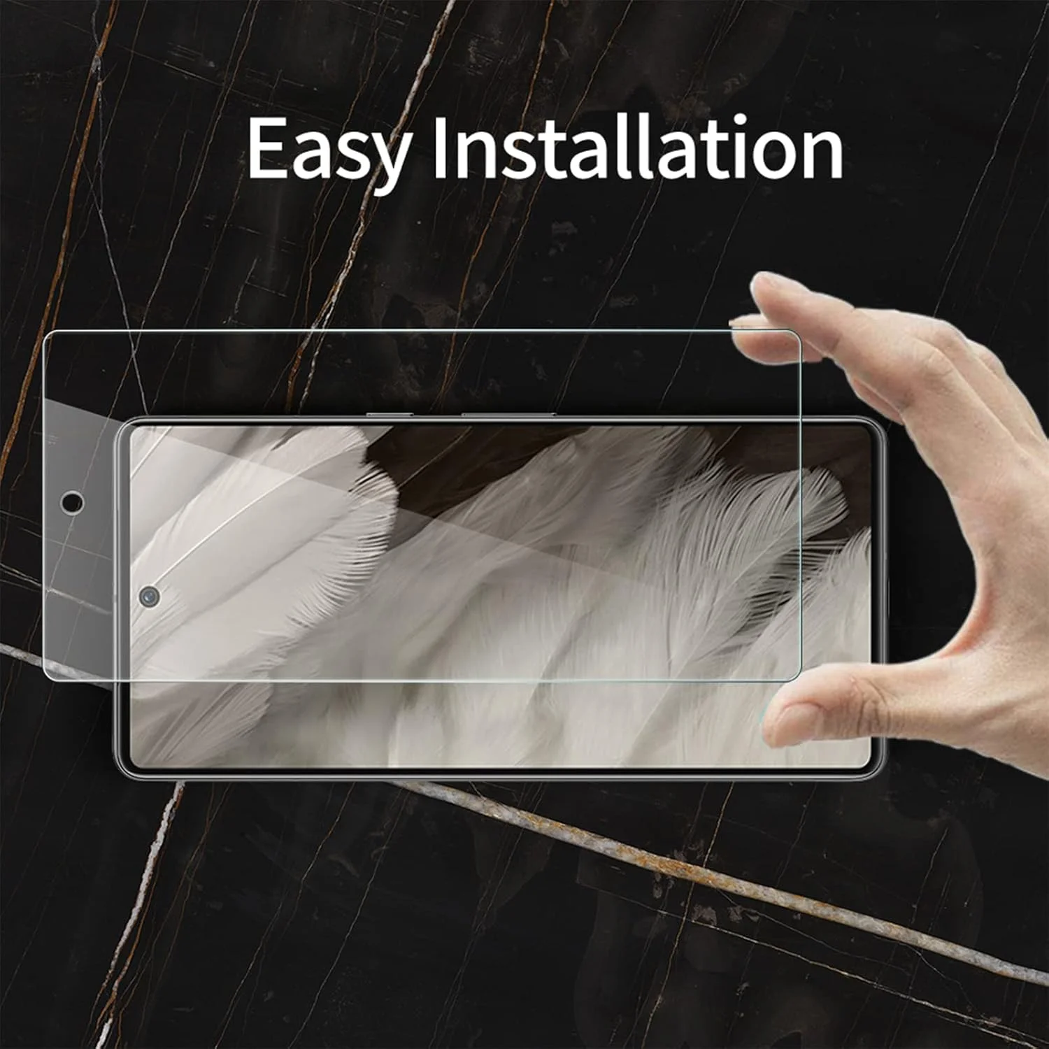 محافظ صفحه نمایش PaceBid شیشه حرارت دیده سازگار با Google Pixel 7a، [بسته 2 عددی] [سختی 9H] [ضد خش] [بدون حباب] محافظ صفحه نمایش شیشه حرارت دیده برای Google Pixel 7a