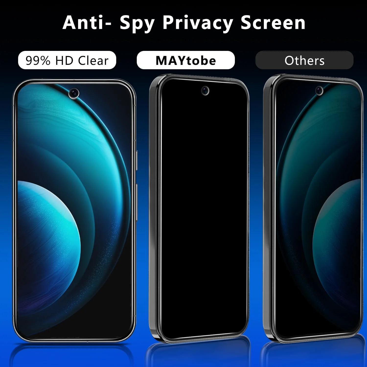 محافظ صفحه نمایش حریم خصوصی MAYtobe بسته 2 عددی برای گوگل پیکسل 9 به همراه محافظ لنز دوربین بسته 2 عددی، شیشه حرارت دیده ضد جاسوسی، سازگار با قاب، ضد خش، فوق العاده مقاوم، حساس به لمس، بدون حباب محافظ صفحه نمایش حریم خصوصی MAYtobe بسته 2 عددی برای گوگل پیکسل 9 به همراه محافظ لنز دوربین بسته 2 عددی، شیشه حرارت دیده ضد جاسوسی، سازگار با قاب، ضد خش، فوق العاده مقاوم، حساس به لمس، بدون حباب