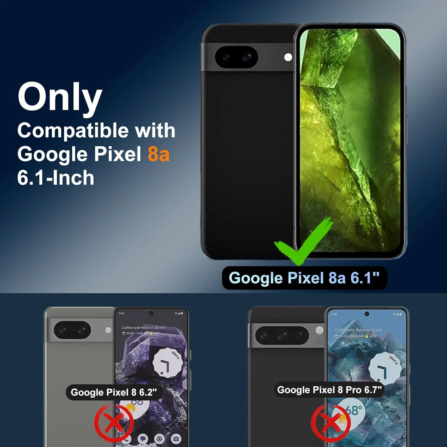 محافظ صفحه نمایش دو عددی Ducerta برای گوگل پیکسل 8a 6.1 اینچی، فیلم شیشه ای حرارت دیده با سینی تراز برای پیکسل 8A، نصب آسان، سازگار با قاب، سختی 9H، سازگار با اثر انگشت، شفاف HD محافظ صفحه نمایش دو عددی Ducerta برای گوگل پیکسل 8a 6.1 اینچی، فیلم شیشه ای حرارت دیده با سینی تراز برای پیکسل 8A، نصب آسان، سازگار با قاب، سختی 9H، سازگار با اثر انگشت، شفاف HD