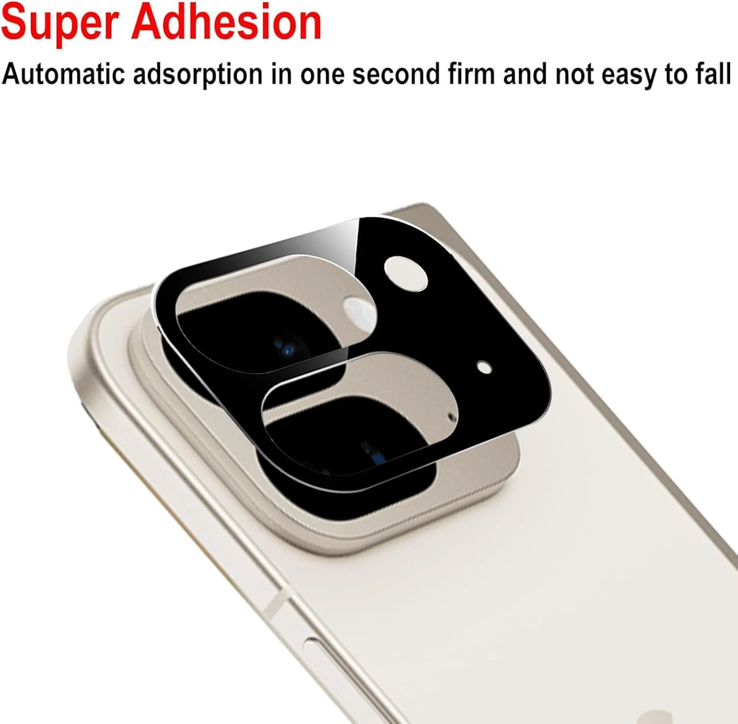 محافظ لنز دوربین KZIOACSH برای Google Pixel 9 Pro Fold، بسته 3 عددی، سختی 9H [ضد خش] شیشه حرارت دیده، محافظت 360 درجه از دوربین [ضد اثر انگشت] پوشش محافظ بدون حباب