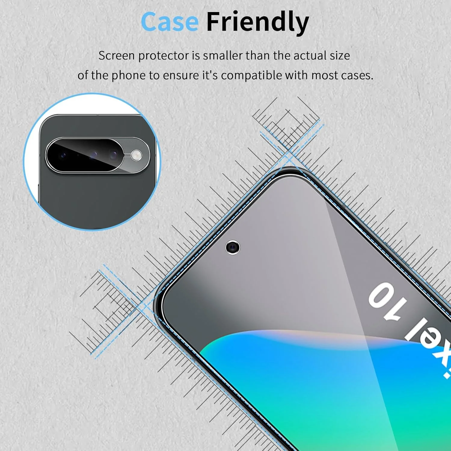 محافظ صفحه نمایش HidWee سازگار با Google Pixel 10، شیشه حرارت دیده، بسته 2 عددی محافظ شیشه ای و 2 عدد فیلم محافظ دوربین، محافظ شیشه حرارت دیده ضد خش با سختی 9H، صفحه نمایش HD محافظ صفحه نمایش HidWee سازگار با Google Pixel 10، شیشه حرارت دیده، بسته 2 عددی محافظ شیشه ای و 2 عدد فیلم محافظ دوربین، محافظ شیشه حرارت دیده ضد خش با سختی 9H، صفحه نمایش HD