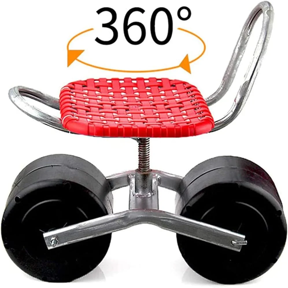 صندلی چرخدار باغبانی TISTIK با قابلیت چرخش 360 درجه، صندلی گردان کشاورزی، کالسکه باغبانی، ابزار کشاورزی باغبانی صندلی چرخدار باغبانی TISTIK با قابلیت چرخش 360 درجه، صندلی گردان کشاورزی، کالسکه باغبانی، ابزار کشاورزی باغبانی