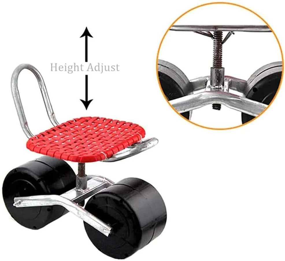 صندلی چرخدار باغبانی TISTIK با قابلیت چرخش 360 درجه، صندلی گردان کشاورزی، کالسکه باغبانی، ابزار کشاورزی باغبانی صندلی چرخدار باغبانی TISTIK با قابلیت چرخش 360 درجه، صندلی گردان کشاورزی، کالسکه باغبانی، ابزار کشاورزی باغبانی