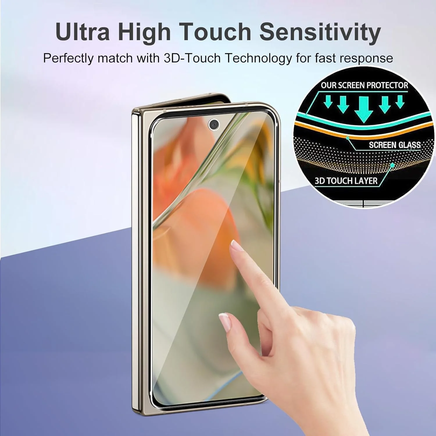 محافظ صفحه نمایش بیرونی KZIOACSH برای گوگل پیکسل 9 پرو فولد، بسته 2 عددی، محافظ صفحه نمایش TPU نرم و شفاف با وضوح HD، ضد خش، بدون حباب، باز کردن قفل اثر انگشت، پوشش محافظ هیدروژل محافظ صفحه نمایش بیرونی KZIOACSH برای گوگل پیکسل 9 پرو فولد، بسته 2 عددی، محافظ صفحه نمایش TPU نرم و شفاف با وضوح HD، ضد خش، بدون حباب، باز کردن قفل اثر انگشت، پوشش محافظ هیدروژل