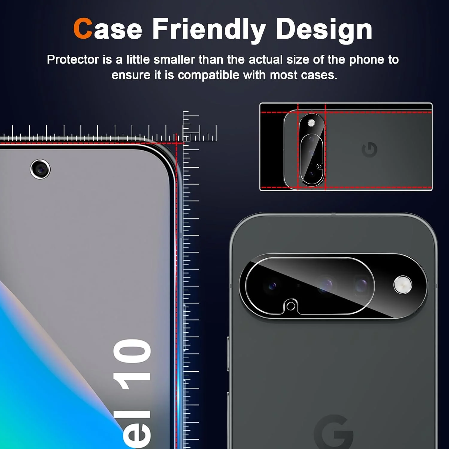 محافظ صفحه نمایش شیشه ای حرارت دیده Aerku برای گوگل پیکسل 10، 2 عدد محافظ صفحه نمایش فوق العاده HD و 2 عدد محافظ دوربین، سختی 9H، ضد خش، ضد روغن، فیلم محافظ صفحه نمایش بدون حباب محافظ صفحه نمایش شیشه ای حرارت دیده Aerku برای گوگل پیکسل 10، 2 عدد محافظ صفحه نمایش فوق العاده HD و 2 عدد محافظ دوربین، سختی 9H، ضد خش، ضد روغن، فیلم محافظ صفحه نمایش بدون حباب