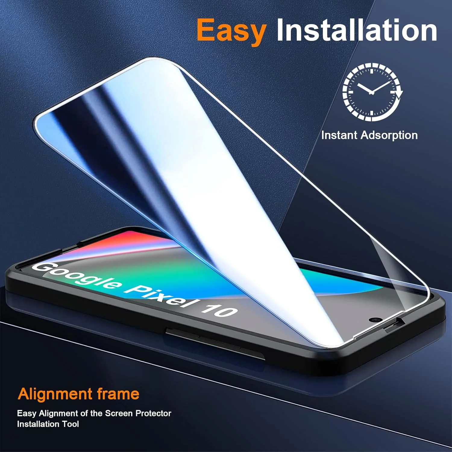 محافظ صفحه نمایش شیشه ای حرارت دیده Aerku برای گوگل پیکسل 10، 2 عدد محافظ صفحه نمایش فوق العاده HD و 2 عدد محافظ دوربین، سختی 9H، ضد خش، ضد روغن، فیلم محافظ صفحه نمایش بدون حباب محافظ صفحه نمایش شیشه ای حرارت دیده Aerku برای گوگل پیکسل 10، 2 عدد محافظ صفحه نمایش فوق العاده HD و 2 عدد محافظ دوربین، سختی 9H، ضد خش، ضد روغن، فیلم محافظ صفحه نمایش بدون حباب