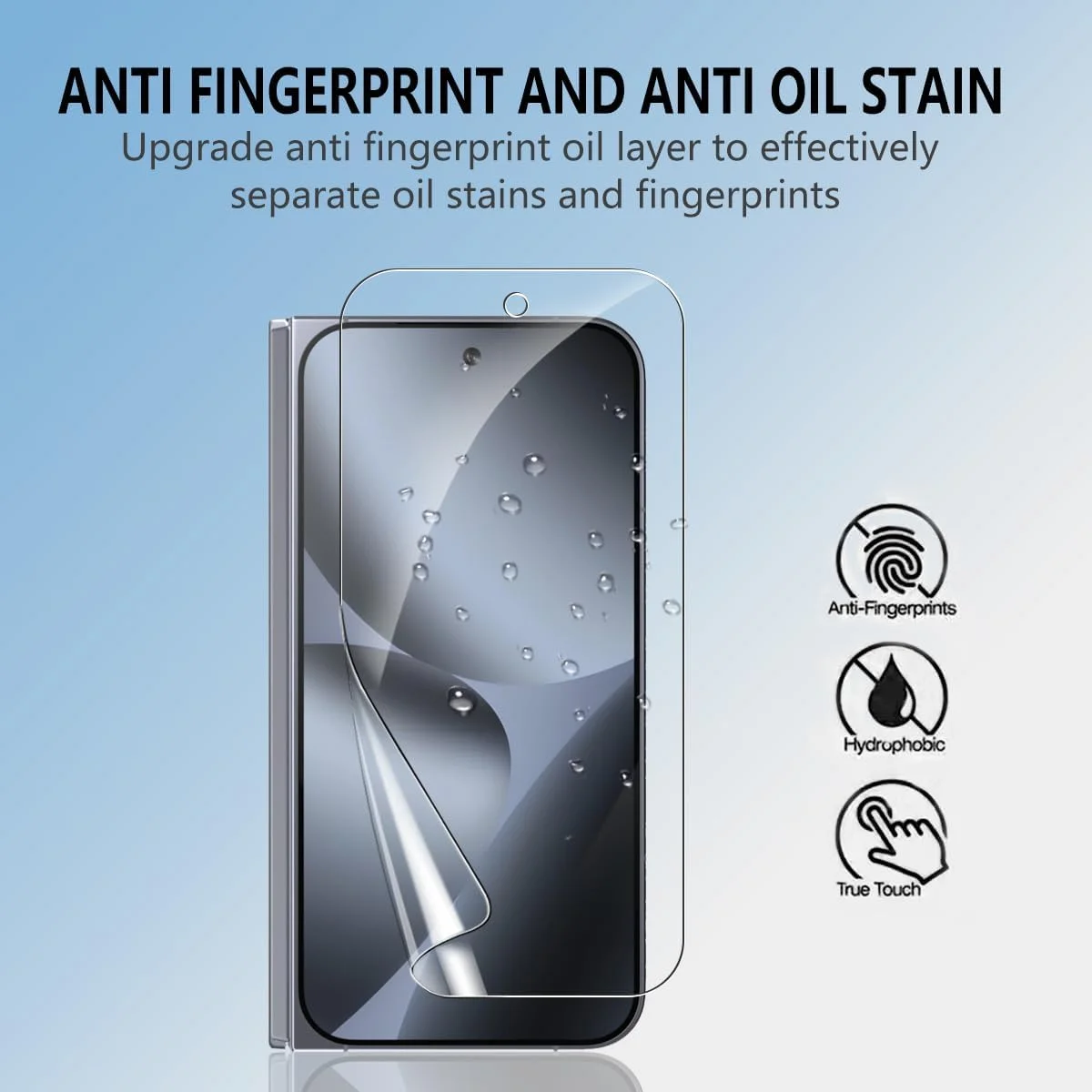 محافظ صفحه نمایش Bekiikoo برای Google Pixel 10 Pro Fold و محافظ دوربین شیشه ای حرارت دیده [3+2 عدد]، بدون حباب، محافظ فیلم TPU نرم شفاف HD برای Google Pixel 10 Pro Fold