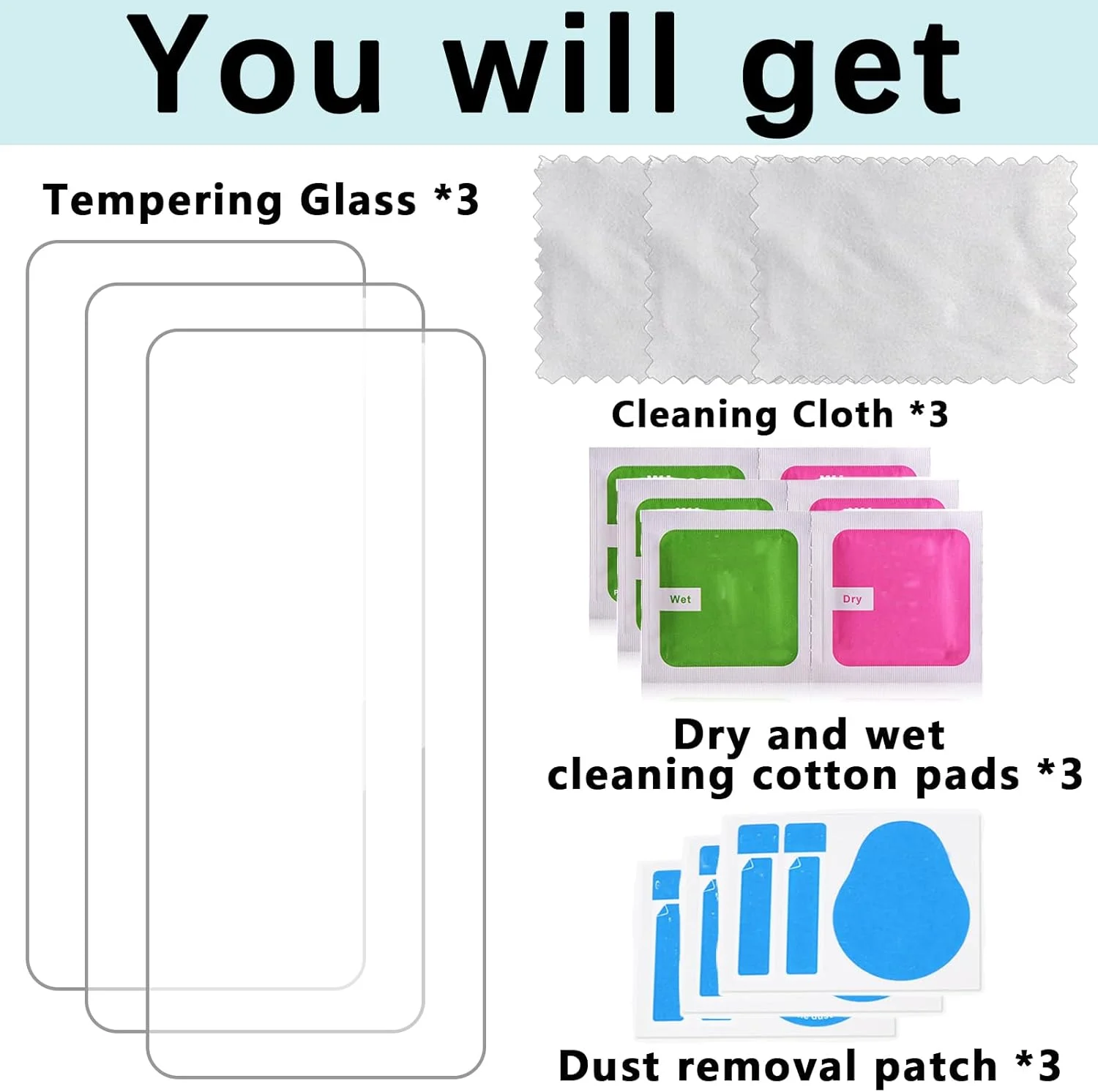 محافظ صفحه نمایش دامولون سازگار با گوگل پیکسل 8 پرو (6.7 اینچ) [بسته 3 عددی] محافظ صفحه نمایش شیشه ای حرارت دیده مناسب برای گوگل پیکسل 8 پرو، محافظ صفحه نمایش شیشه ای حرارت دیده