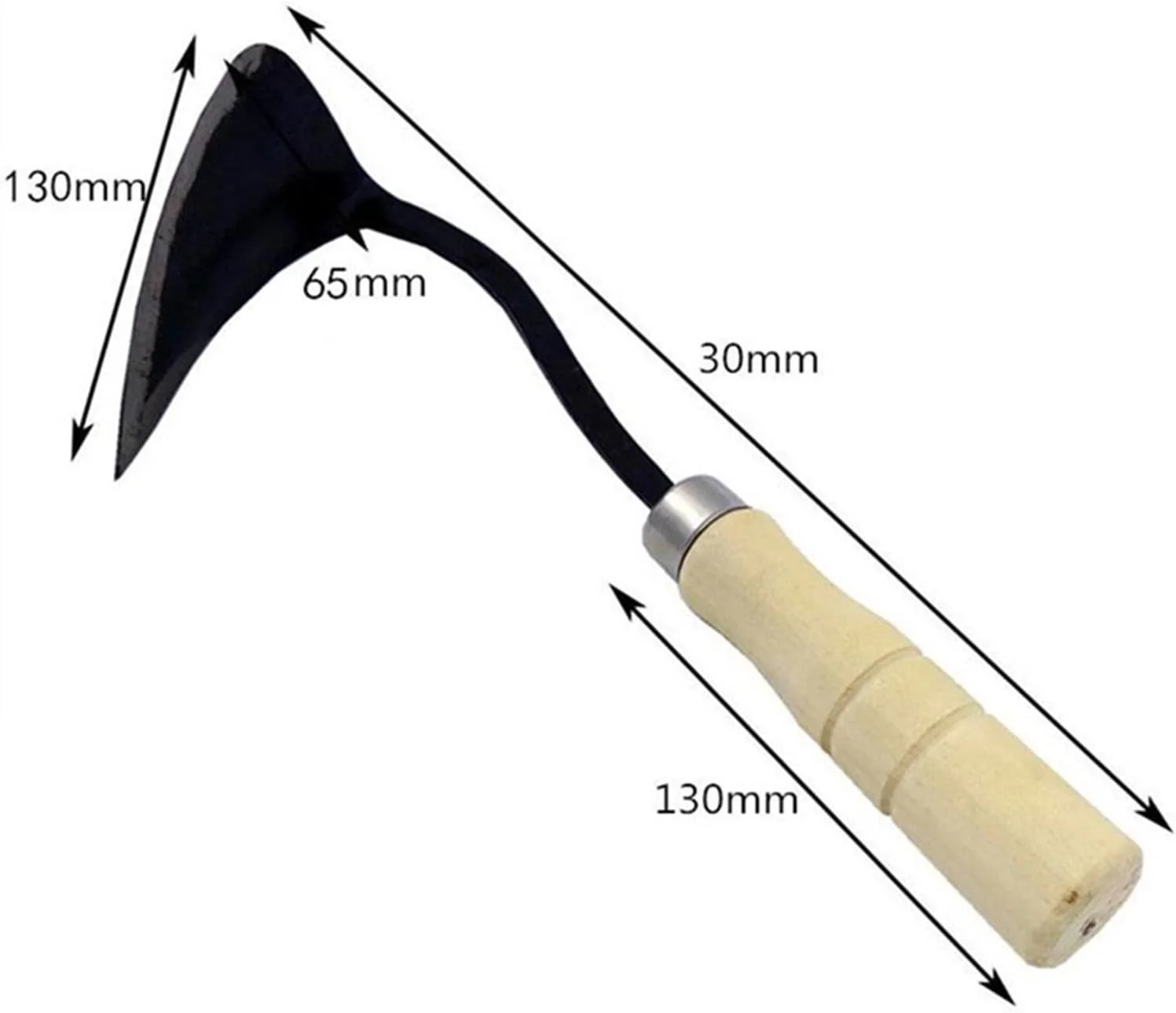 VFEDDDF بیلچه باغبانی، بیلچه دستی با نوک مثلثی برای ابزارهای باغبانی کشاورزی، ابزار خاک ورزی و کوددهی VFEDDDF بیلچه باغبانی، بیلچه دستی با نوک مثلثی برای ابزارهای باغبانی کشاورزی، ابزار خاک ورزی و کوددهی