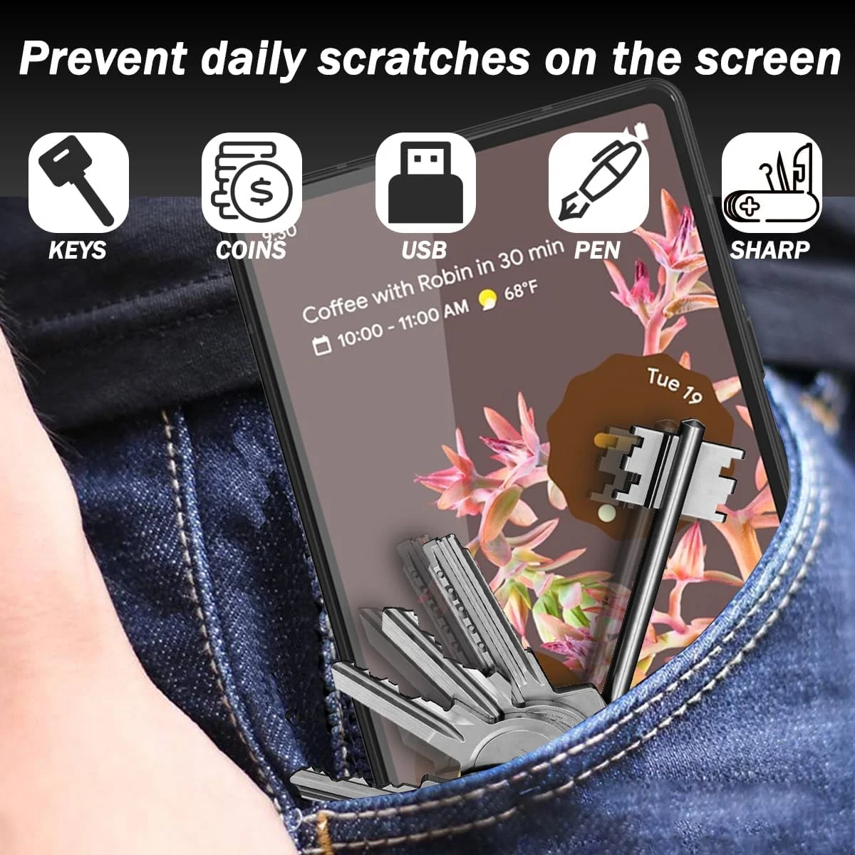 محافظ صفحه نمایش حریم خصوصی شیشه ای Zerrshoo برای گوگل پیکسل 6، 1 عدد، شیشه حرارت دیده، سختی 9H، مقاوم در برابر خراش، ضد آب، ضد اثر انگشت محافظ صفحه نمایش حریم خصوصی شیشه ای Zerrshoo برای گوگل پیکسل 6، 1 عدد، شیشه حرارت دیده، سختی 9H، مقاوم در برابر خراش، ضد آب، ضد اثر انگشت