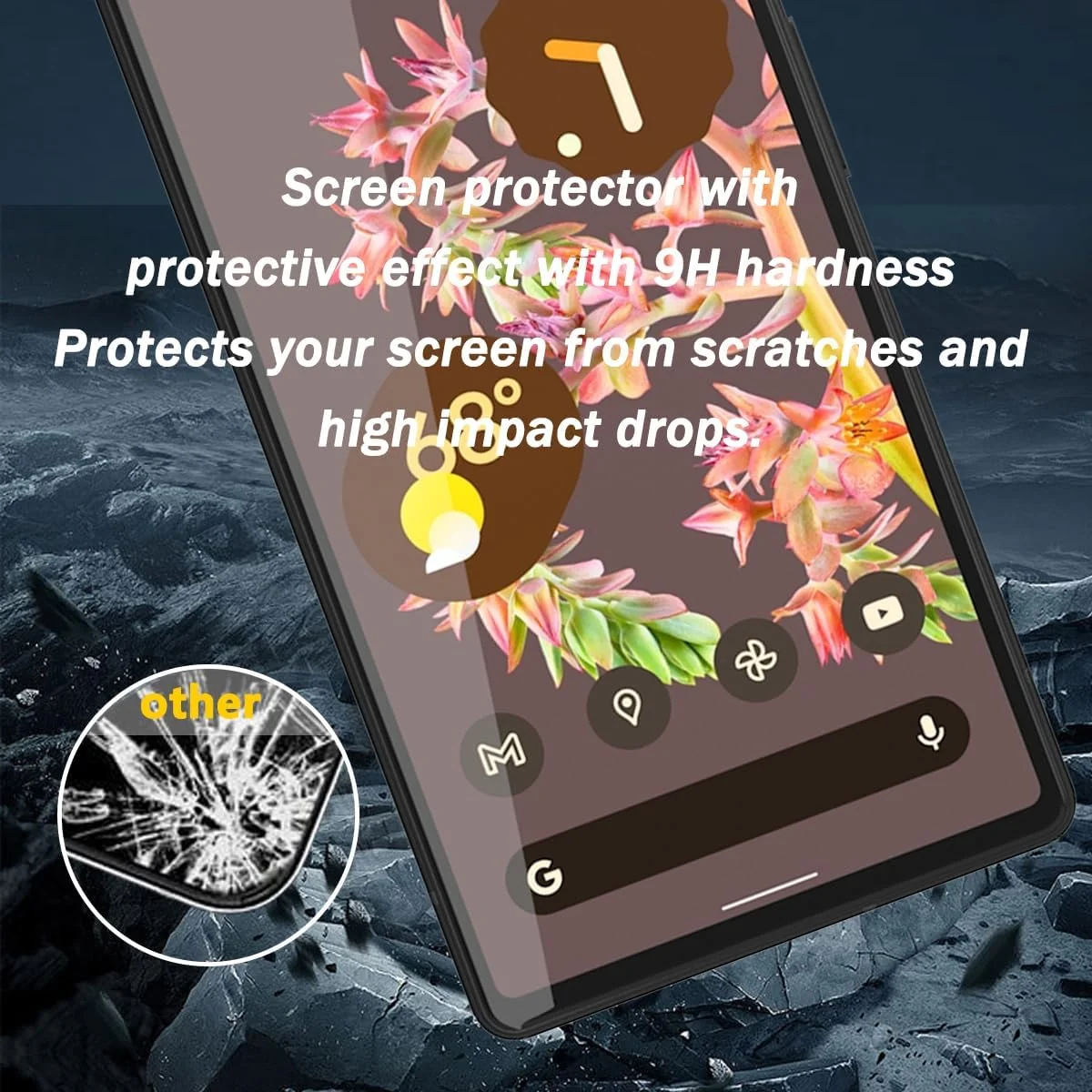 محافظ صفحه نمایش حریم خصوصی شیشه ای Zerrshoo برای گوگل پیکسل 6، 1 عدد، شیشه حرارت دیده، سختی 9H، مقاوم در برابر خراش، ضد آب، ضد اثر انگشت محافظ صفحه نمایش حریم خصوصی شیشه ای Zerrshoo برای گوگل پیکسل 6، 1 عدد، شیشه حرارت دیده، سختی 9H، مقاوم در برابر خراش، ضد آب، ضد اثر انگشت