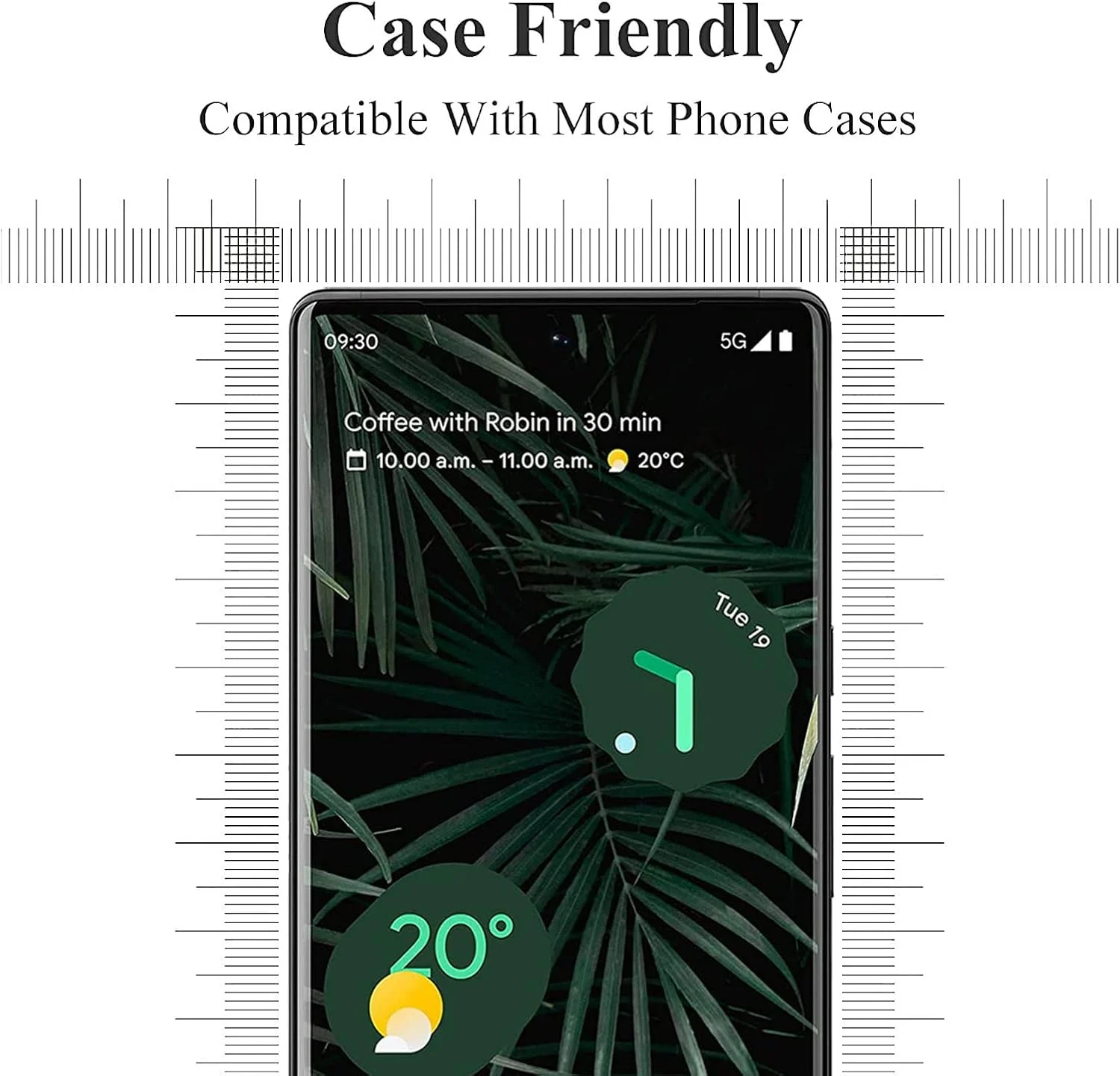 محافظ صفحه نمایش شیشه ای حرارت دیده برای گوگل پیکسل 6 پرو، [بسته 2 عددی] [سازگار با قاب] [شفاف HD] [سختی 9H] [ضد خش] [بدون حباب] محافظ صفحه نمایش شیشه ای حرارت دیده برای گوگل پیکسل 6 پرو