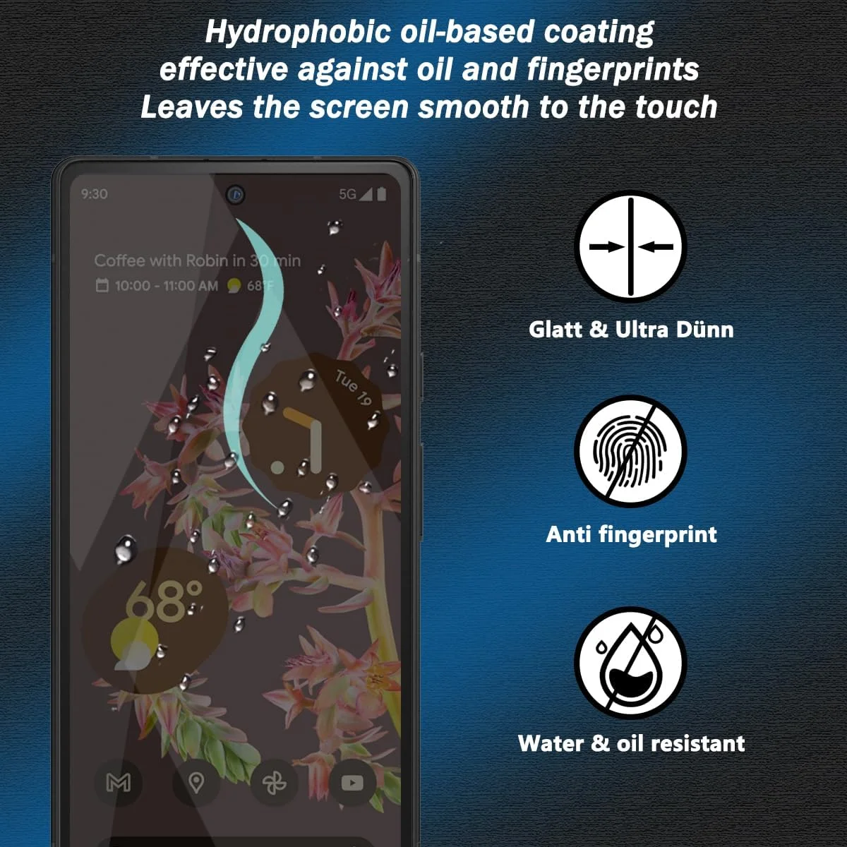 محافظ صفحه نمایش حریم خصوصی شیشه ای Zerrshoo برای گوگل پیکسل 6، 1 عدد، شیشه حرارت دیده، سختی 9H، مقاوم در برابر خراش، ضد آب، ضد اثر انگشت محافظ صفحه نمایش حریم خصوصی شیشه ای Zerrshoo برای گوگل پیکسل 6، 1 عدد، شیشه حرارت دیده، سختی 9H، مقاوم در برابر خراش، ضد آب، ضد اثر انگشت