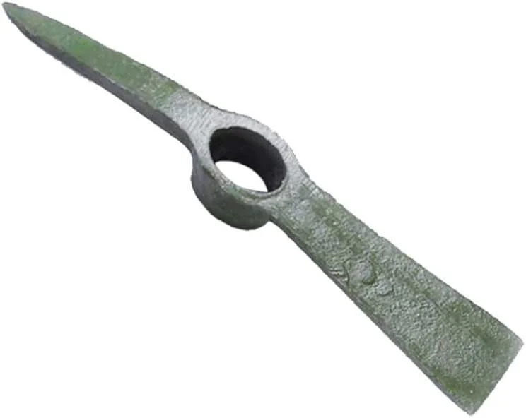 بیلچه کوچک کنگر فرنگی با دسته چوبی، بیل دو طرفه، ابزار کشاورزی، بیل فولادی دو منظوره برای زیر و رو کردن شن و ماسه، سایز متوسط، 1 عدد، کلنگ